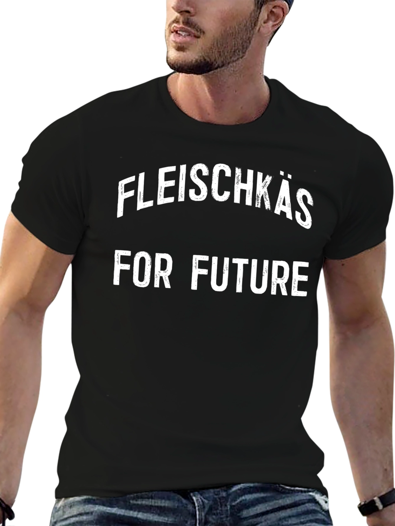 Fleischkäse For Future Black T-Shirt