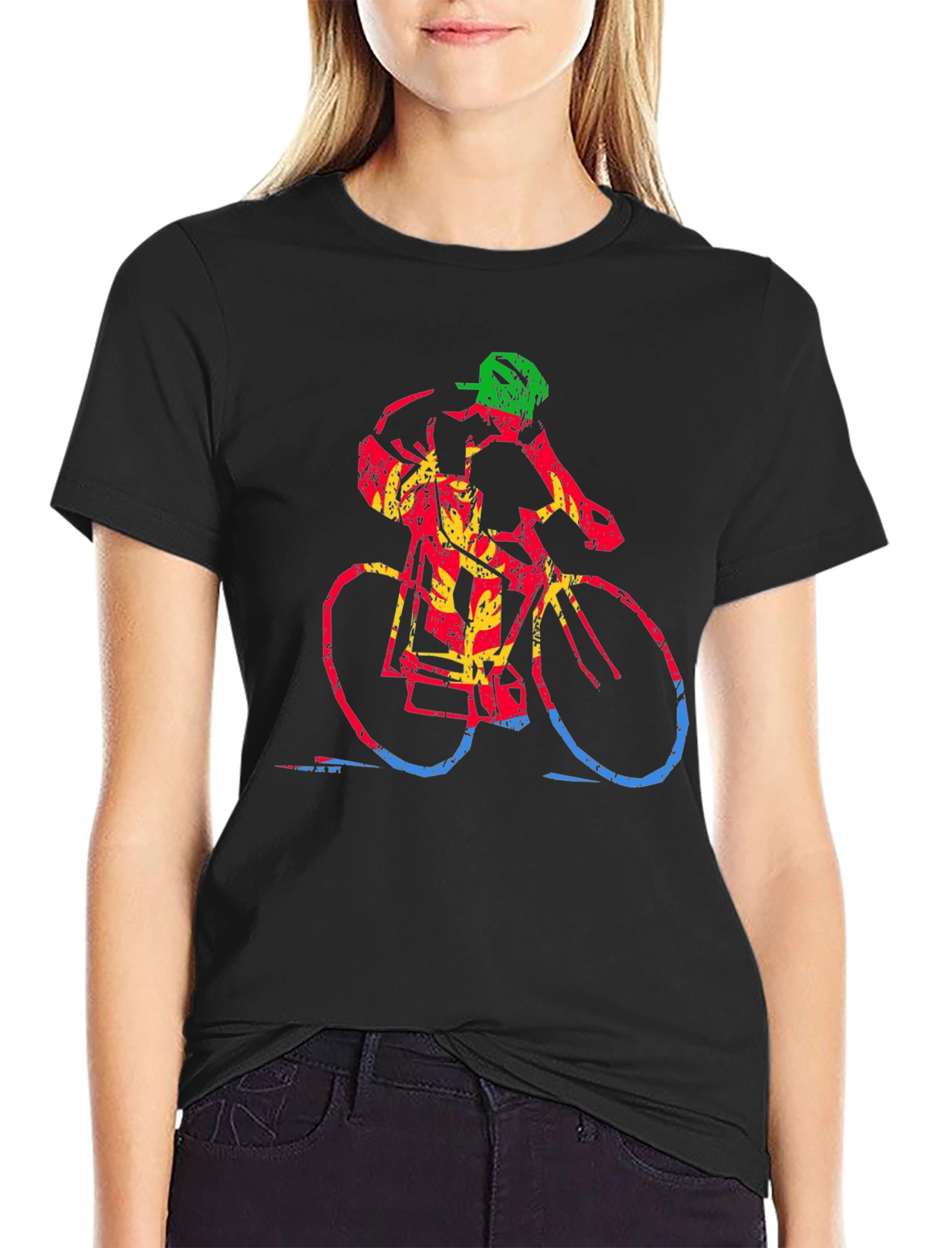 Colorful Cycling T-Shirt