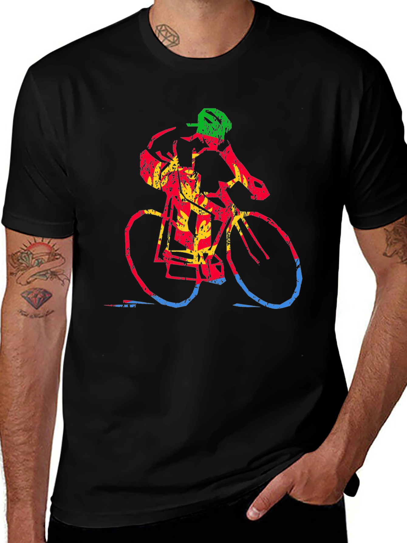 Colorful Cycling T-Shirt