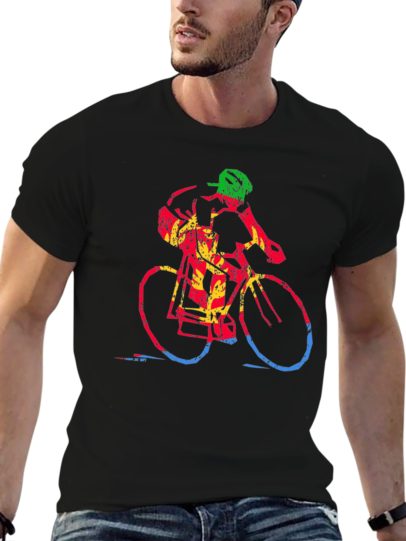 Colorful Cycling T-Shirt