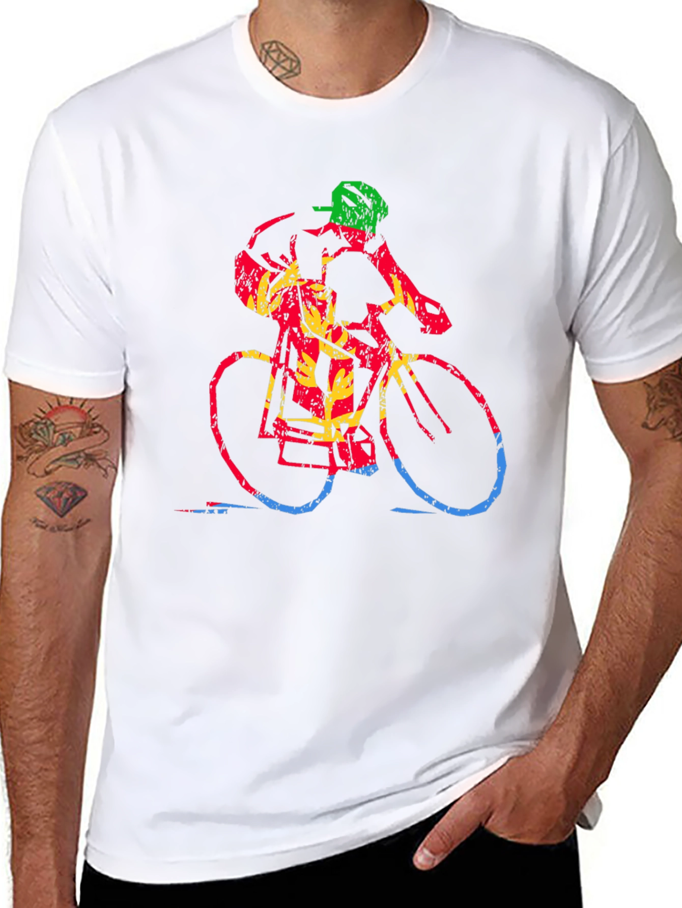 Colorful Cycling T-Shirt