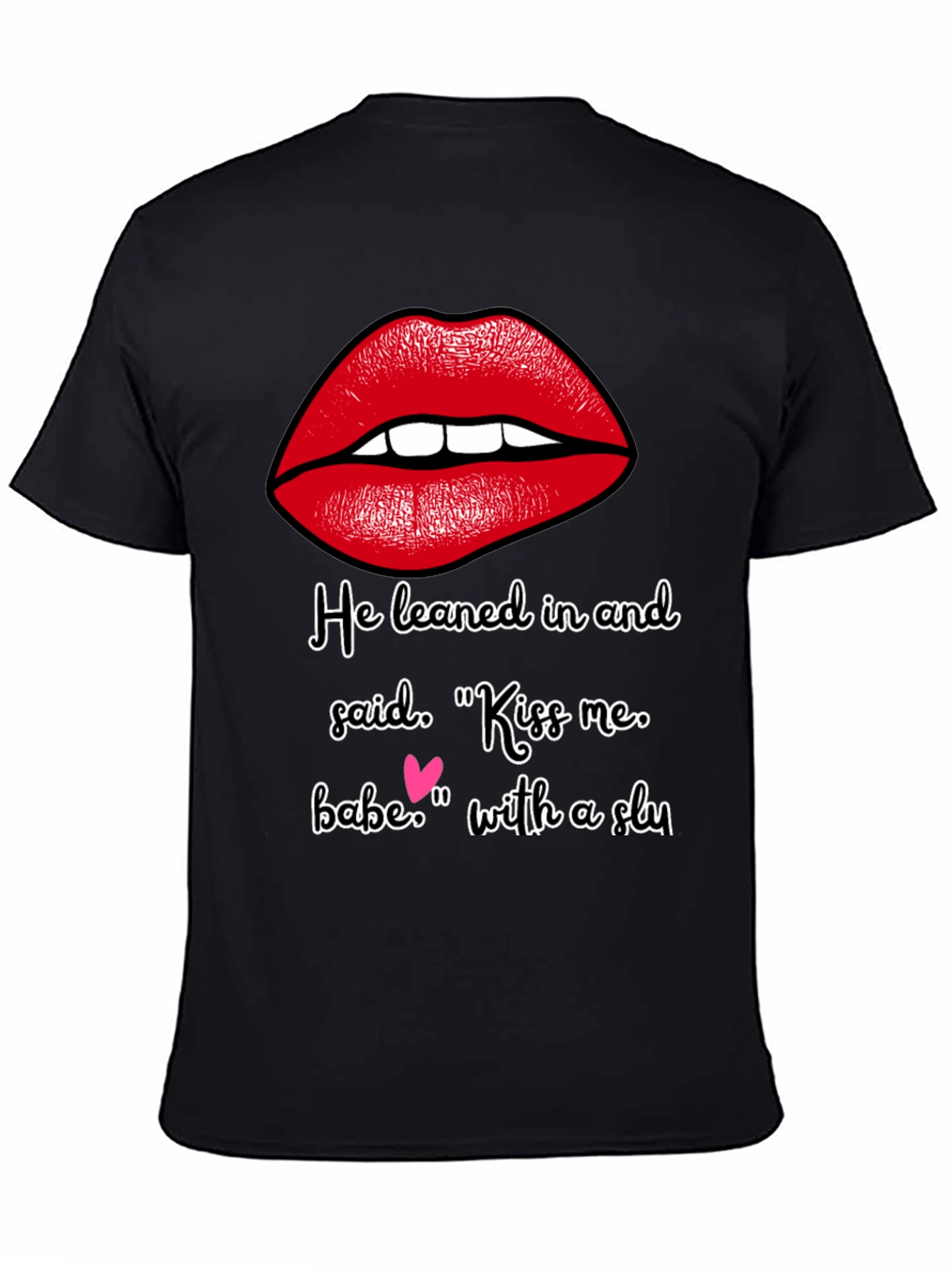 Kiss Me Graphic Tee - Soft Cotton Blend