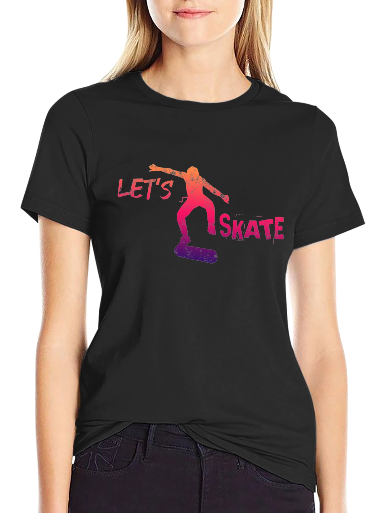Lets Skate T-Shirt - Cool Skater Tee