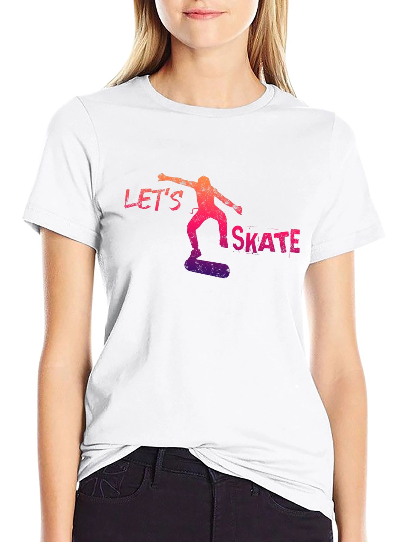 Lets Skate T-Shirt - Cool Skater Tee