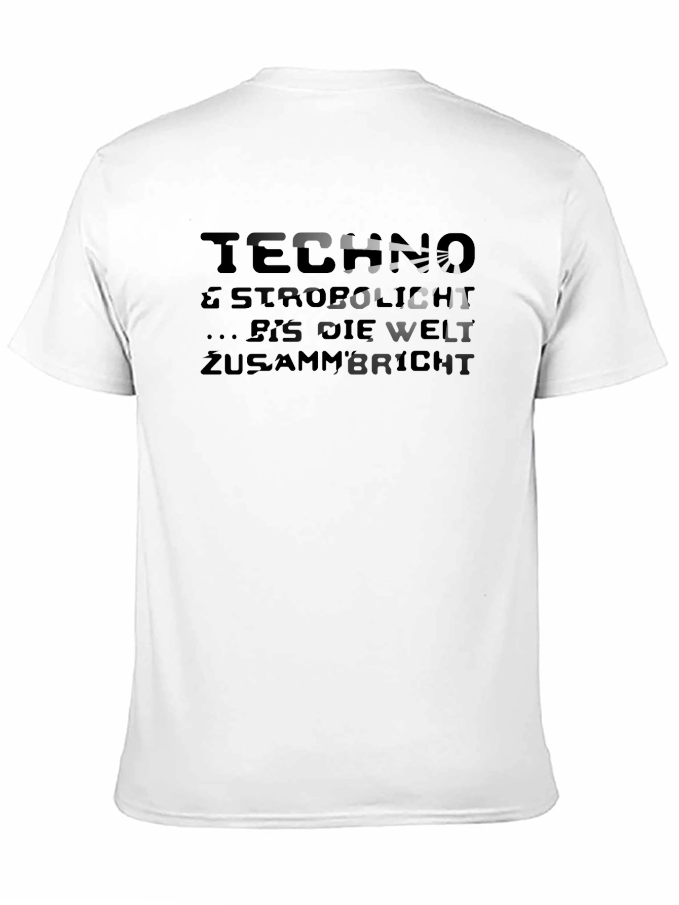 Techno Stroboscopic T-Shirt - Rave Party Ready