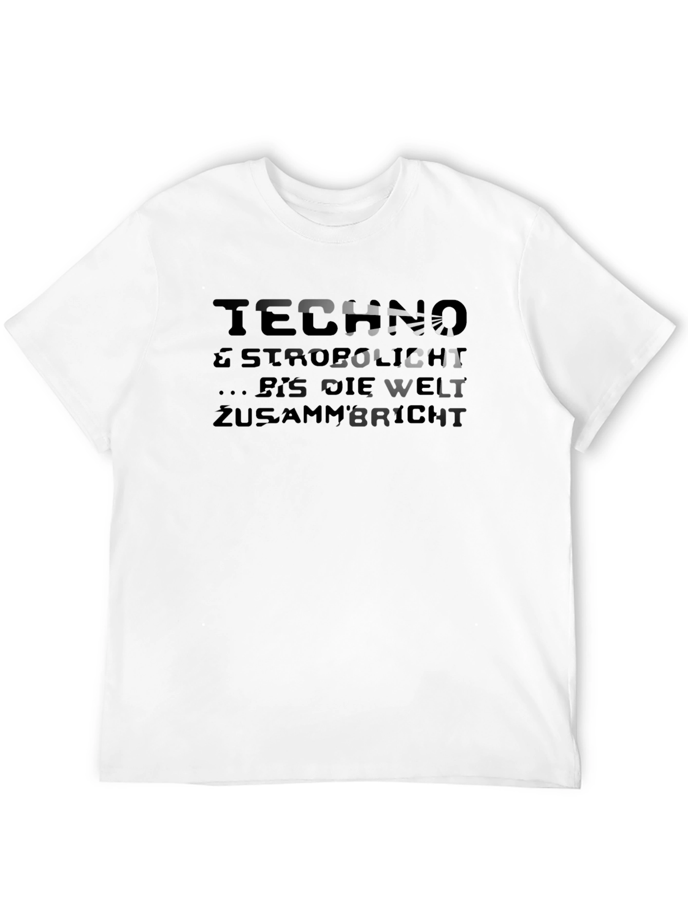 Techno Stroboscopic T-Shirt - Rave Party Ready