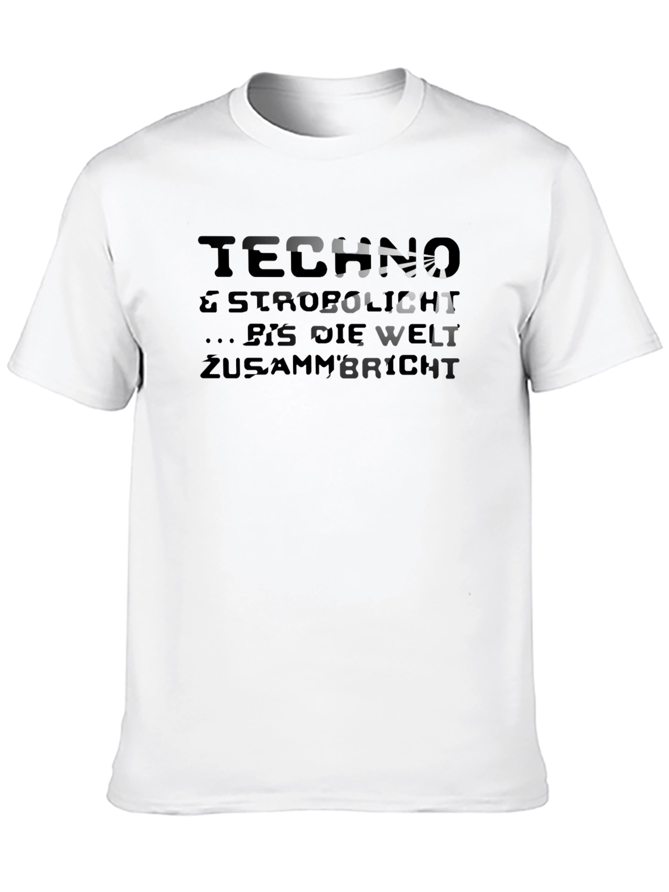 Techno Stroboscopic T-Shirt - Rave Party Ready