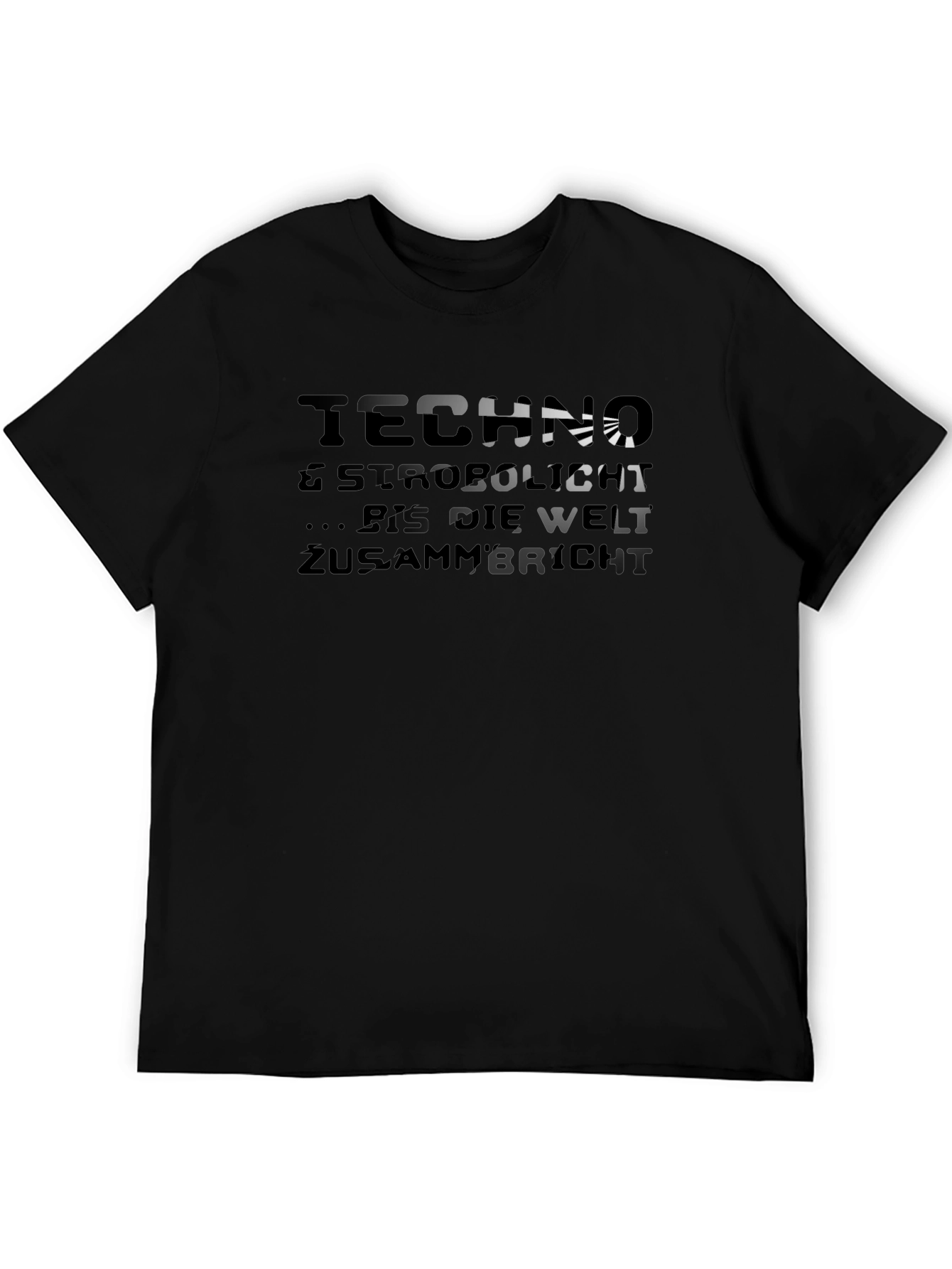 Techno Stroboscopic T-Shirt - Rave Party Ready