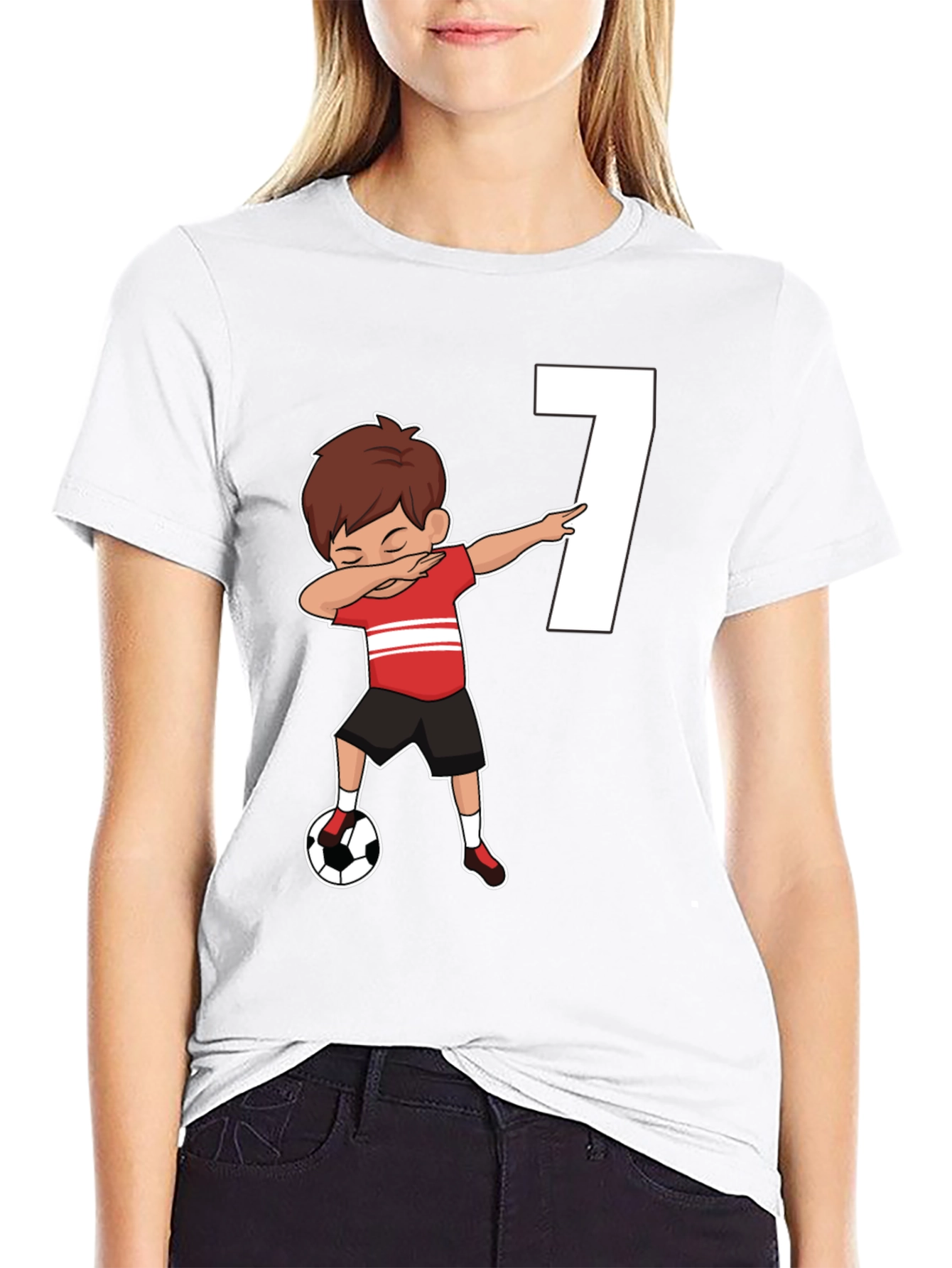 Soccer Birthday Boy Number 7 T-Shirt