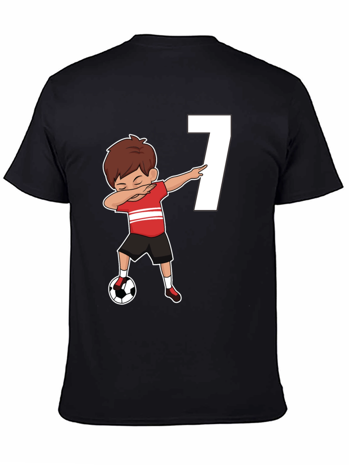 Soccer Birthday Boy Number 7 T-Shirt