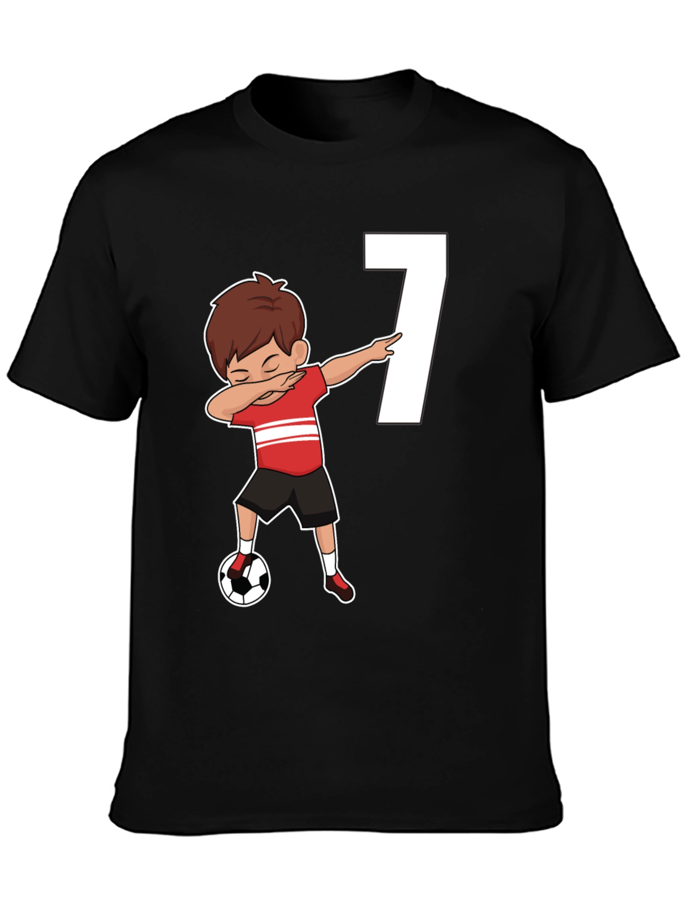 Soccer Birthday Boy Number 7 T-Shirt