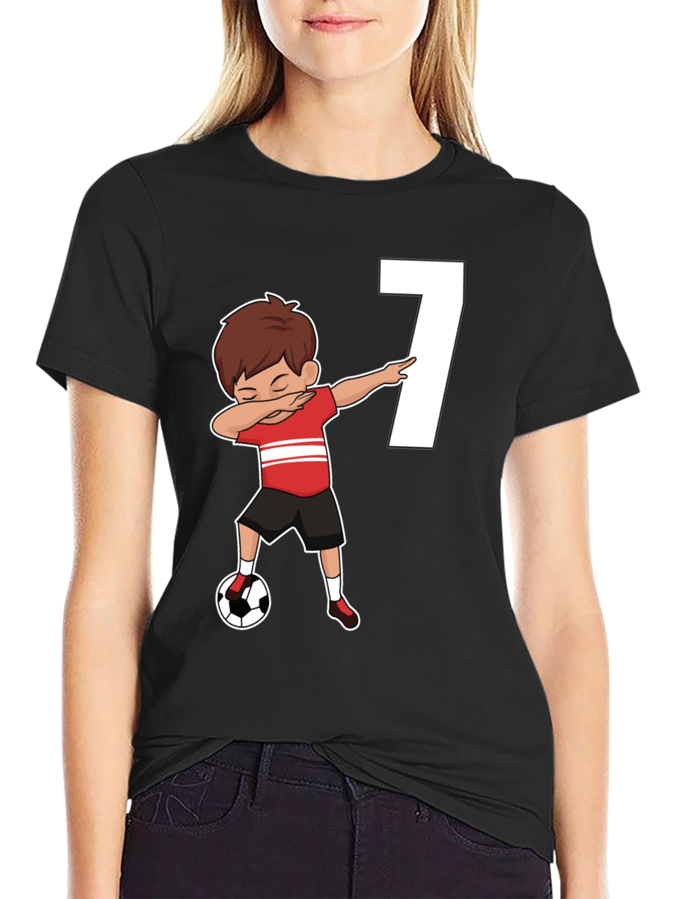 Soccer Birthday Boy Number 7 T-Shirt