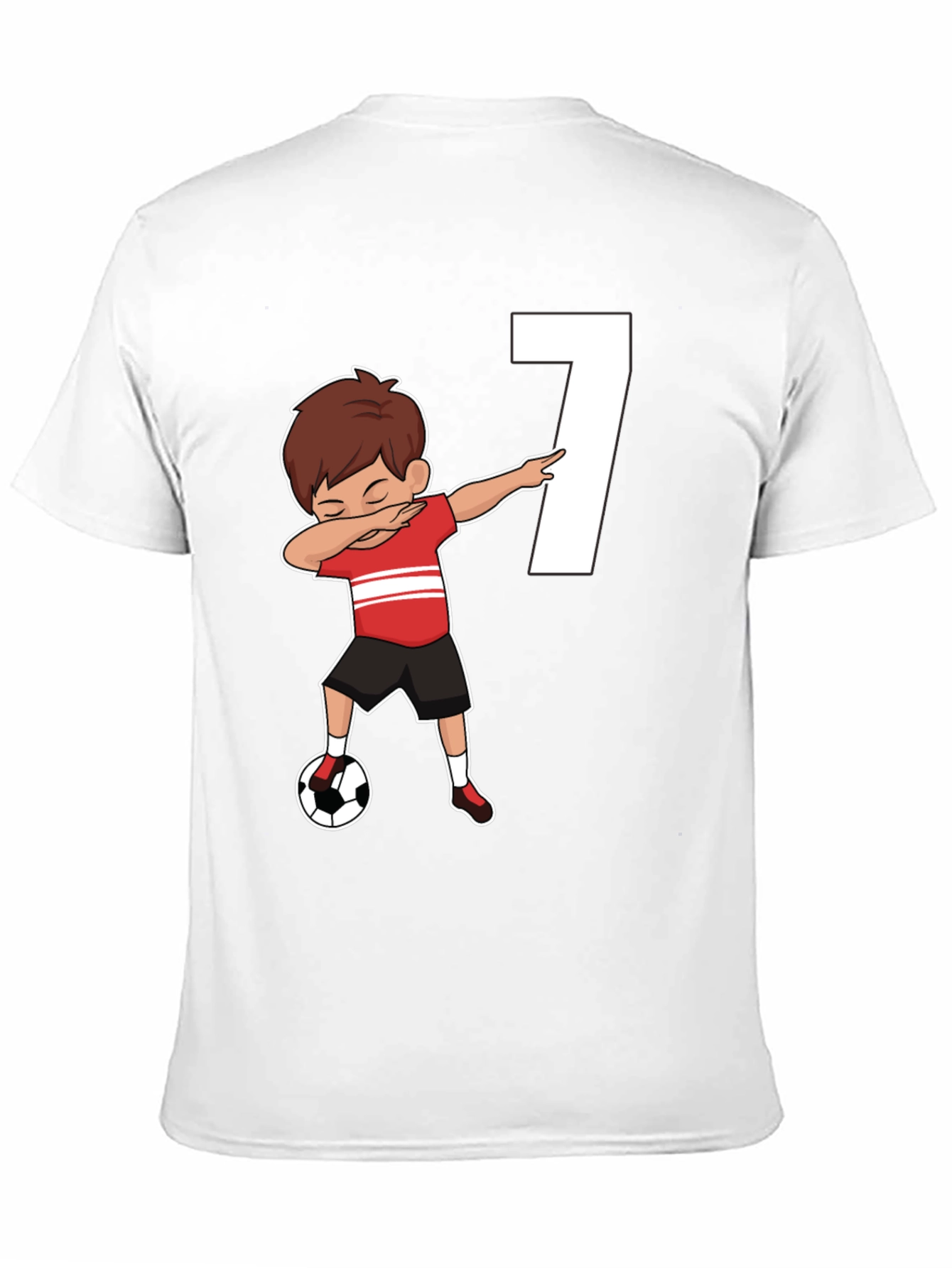 Soccer Birthday Boy Number 7 T-Shirt