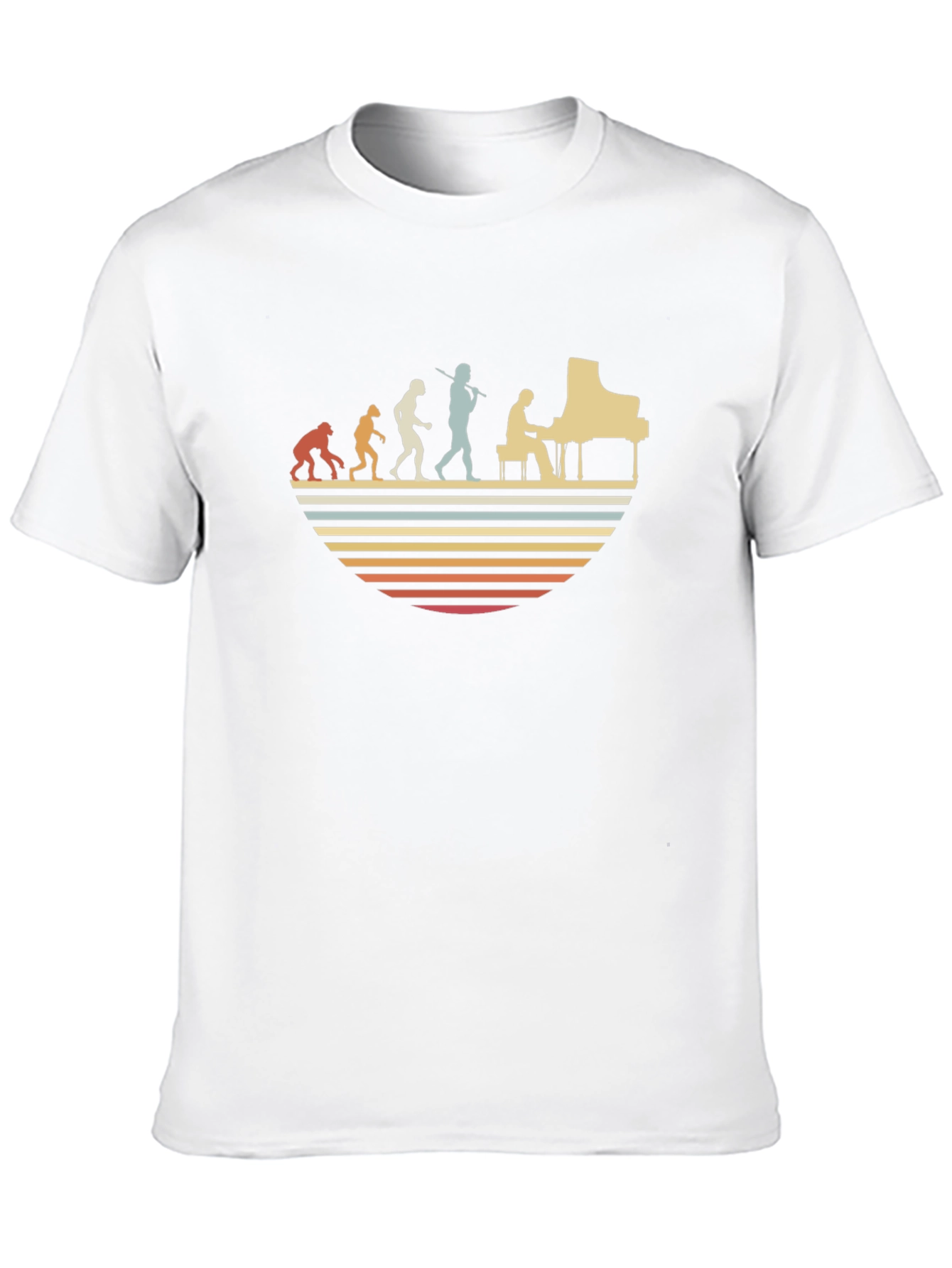 Retro Piano Evolution T-Shirt