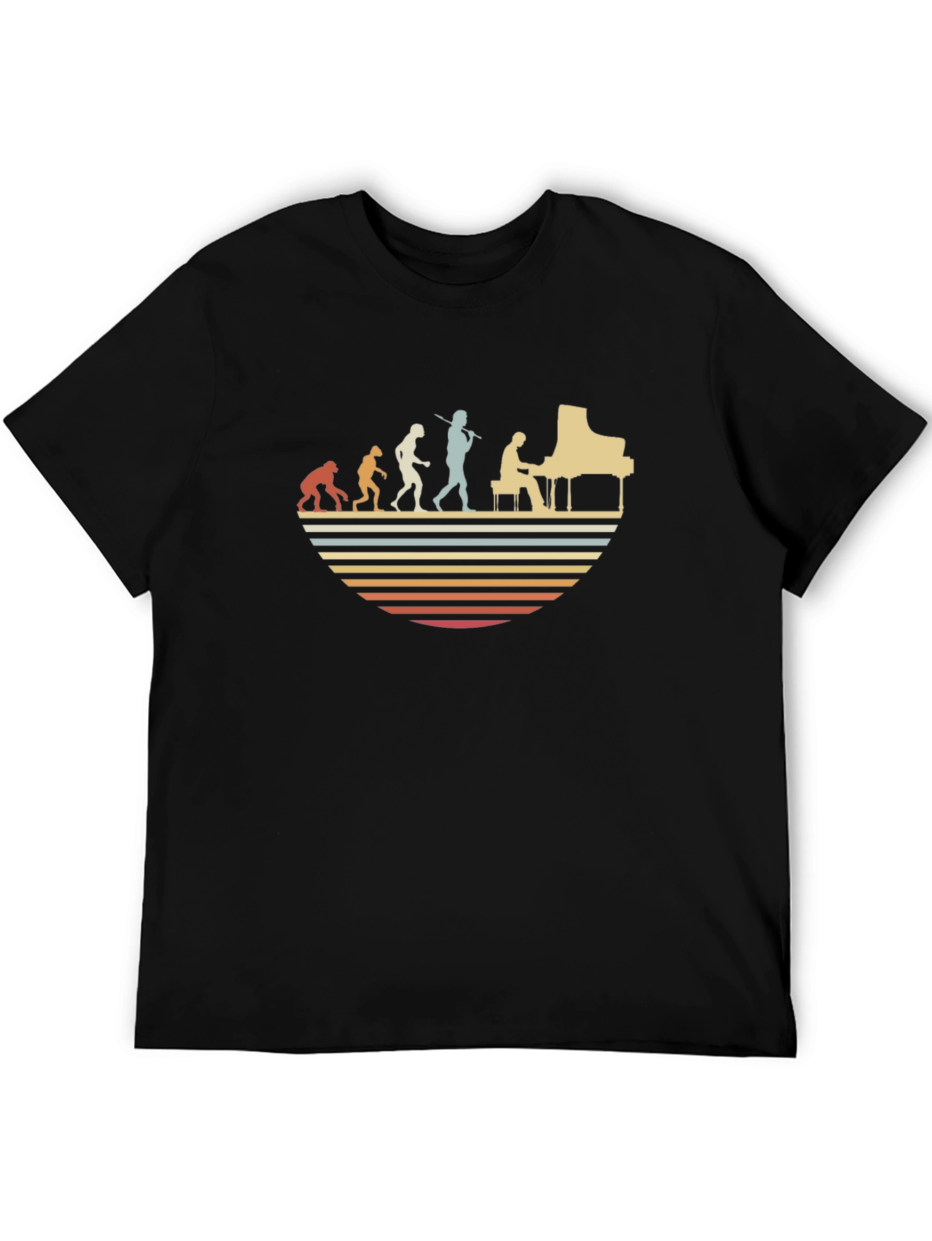 Retro Piano Evolution T-Shirt