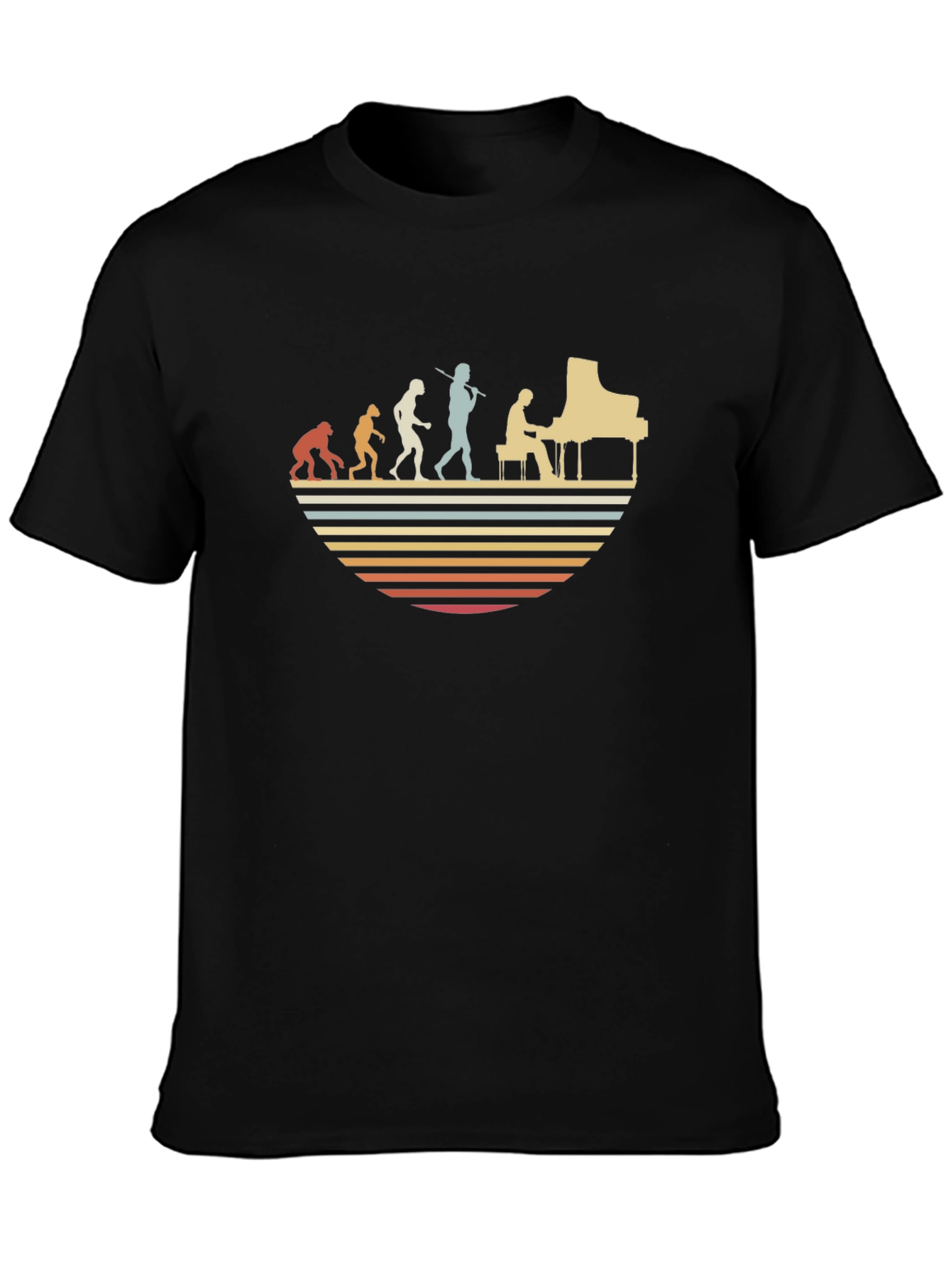 Retro Piano Evolution T-Shirt
