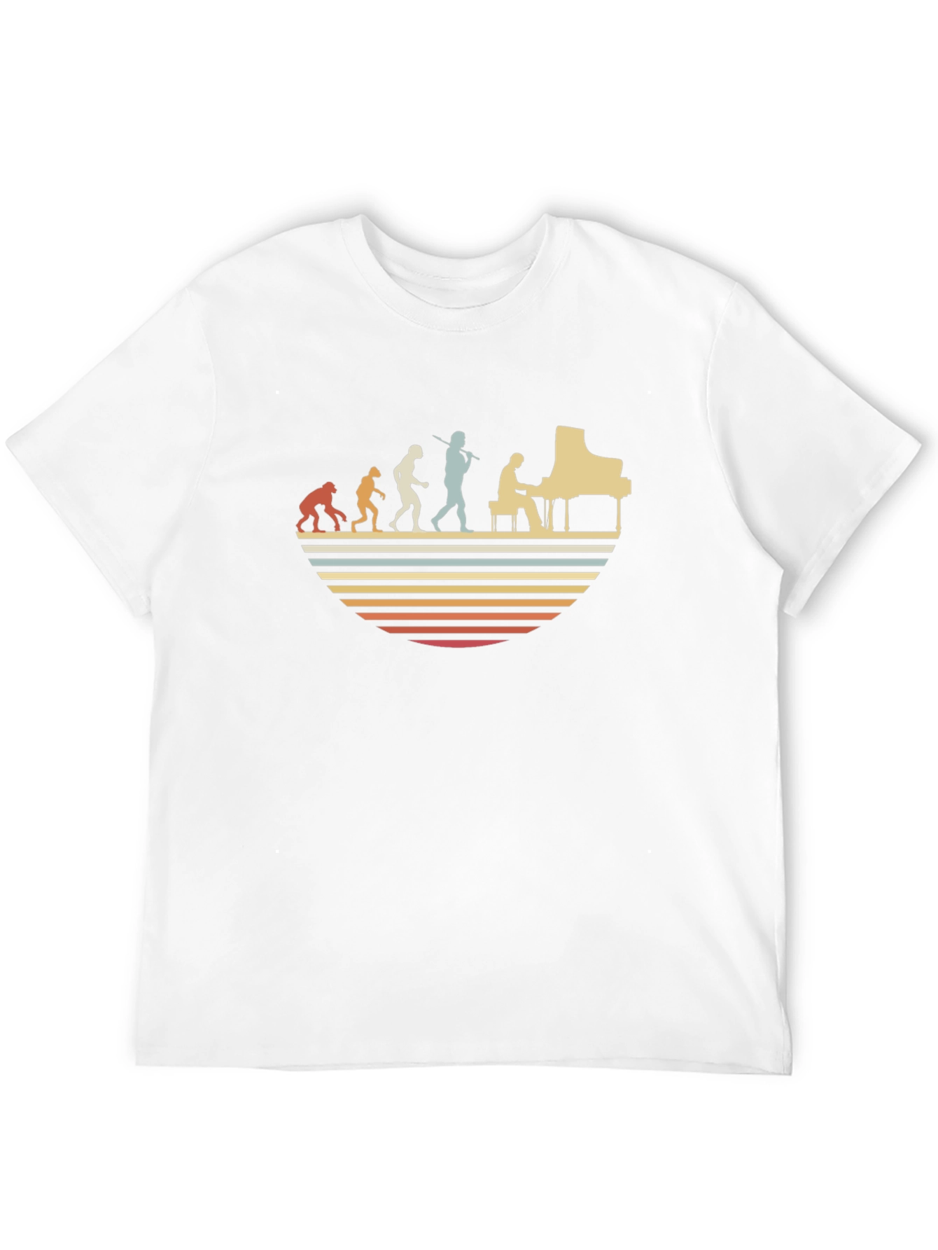 Retro Piano Evolution T-Shirt