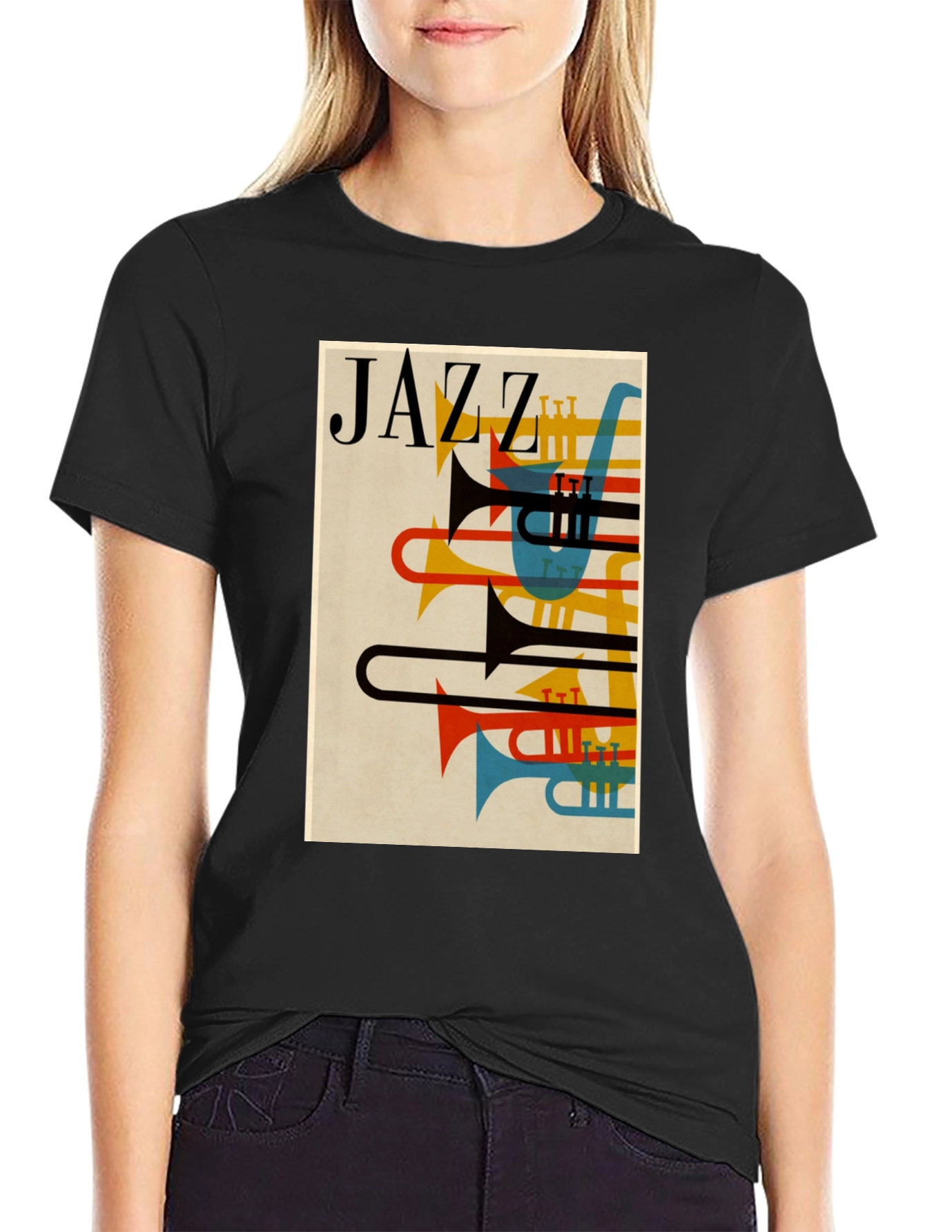 JAZZ Graphic T-Shirt - Retro Style Music Tee