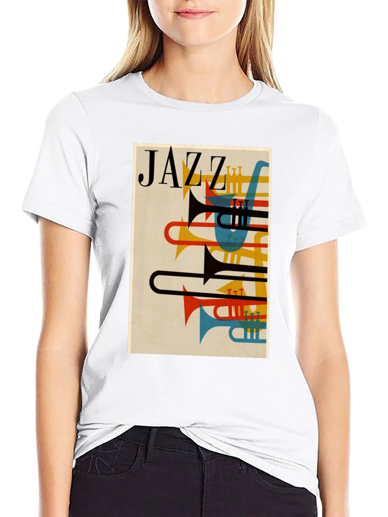 JAZZ Graphic T-Shirt - Retro Style Music Tee