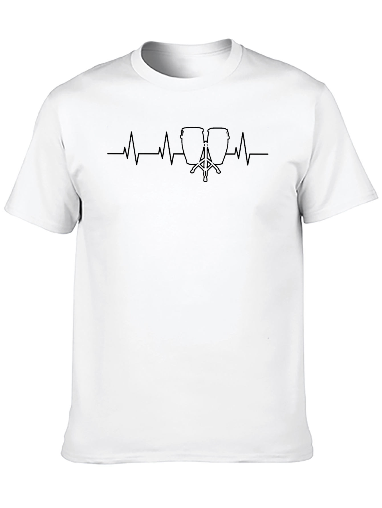 Conga Drum Heartbeat T-Shirt - Musician Tee