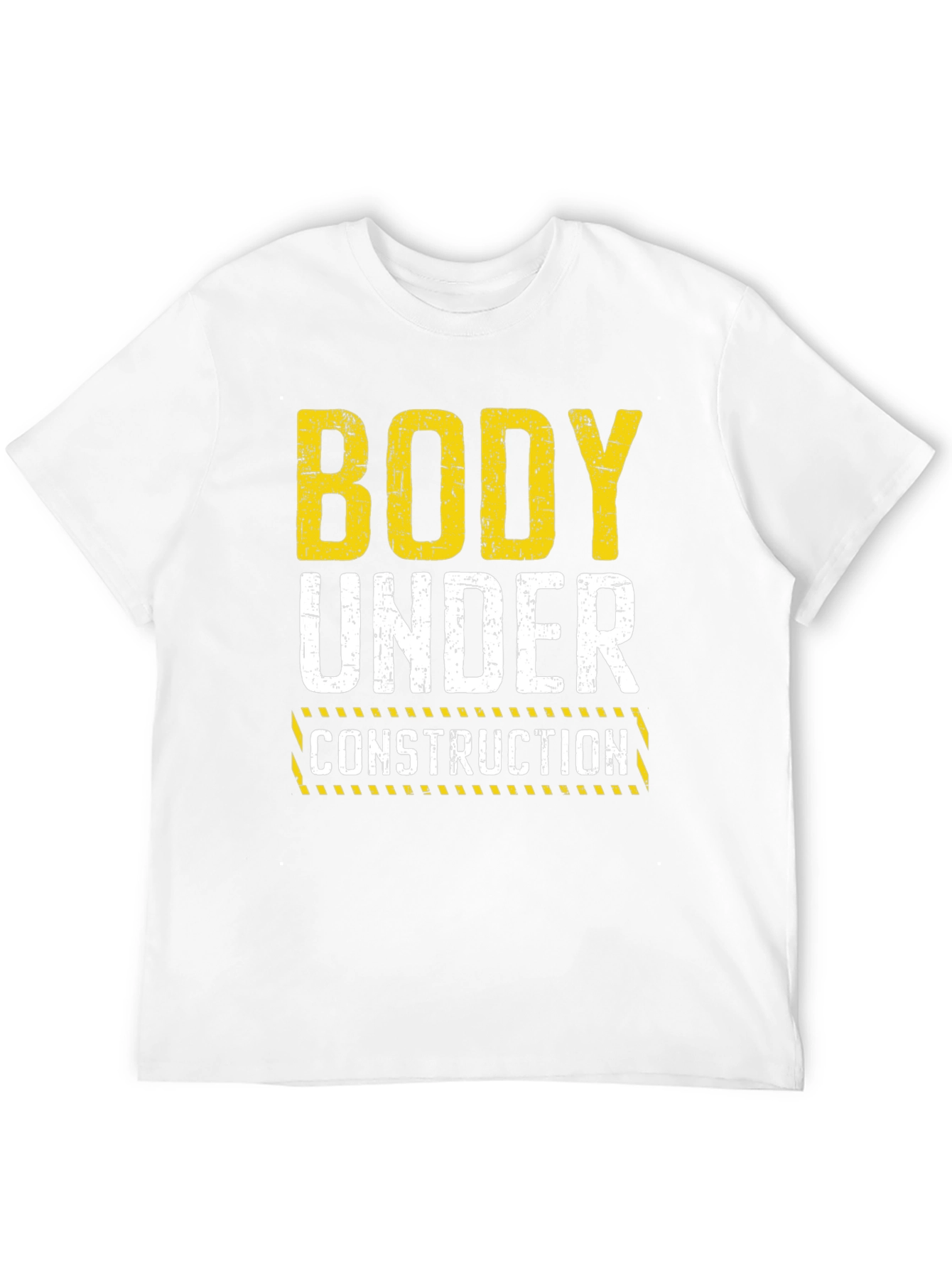 Body Under Construction Graphic T-Shirt - Black