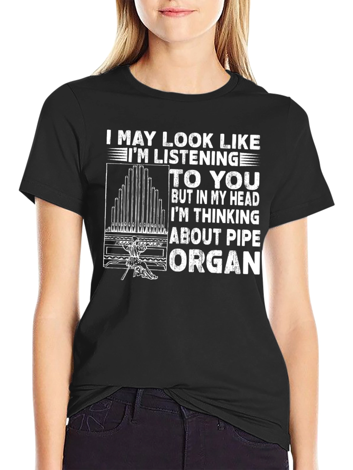 Pipe Organ T-Shirt - Musician Humor Tee