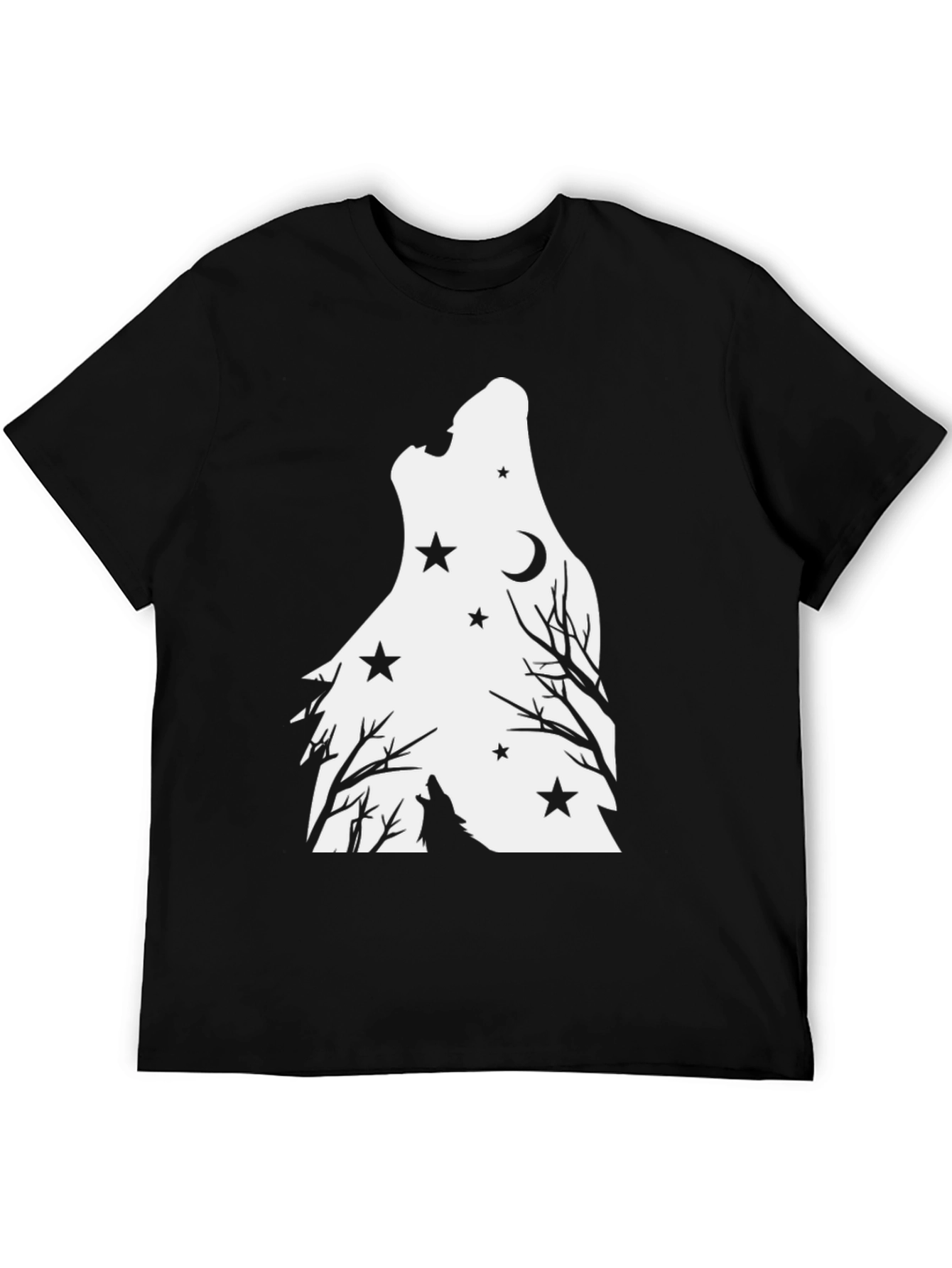 Wolf Silhouette Graphic Tee
