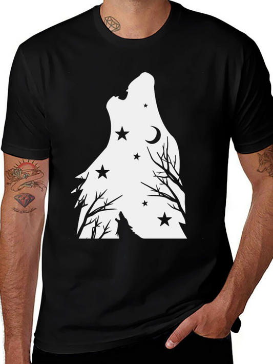 Wolf Silhouette Graphic Tee