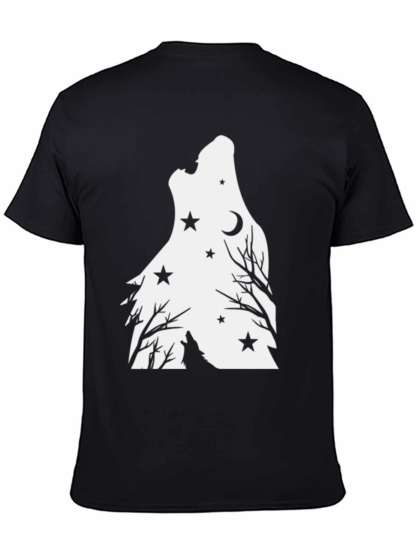 Wolf Silhouette Graphic Tee