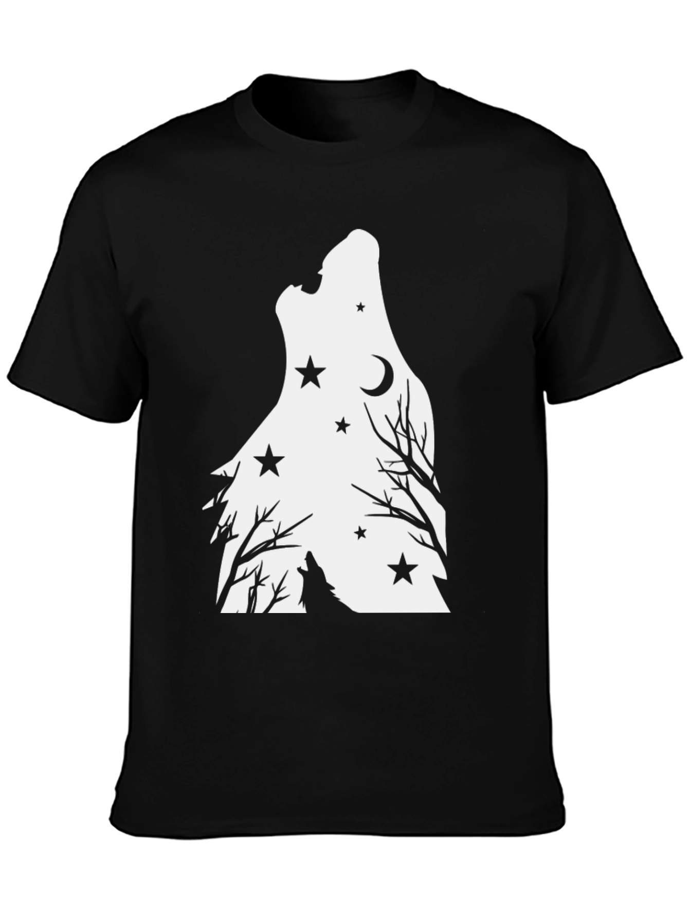 Wolf Silhouette Graphic Tee