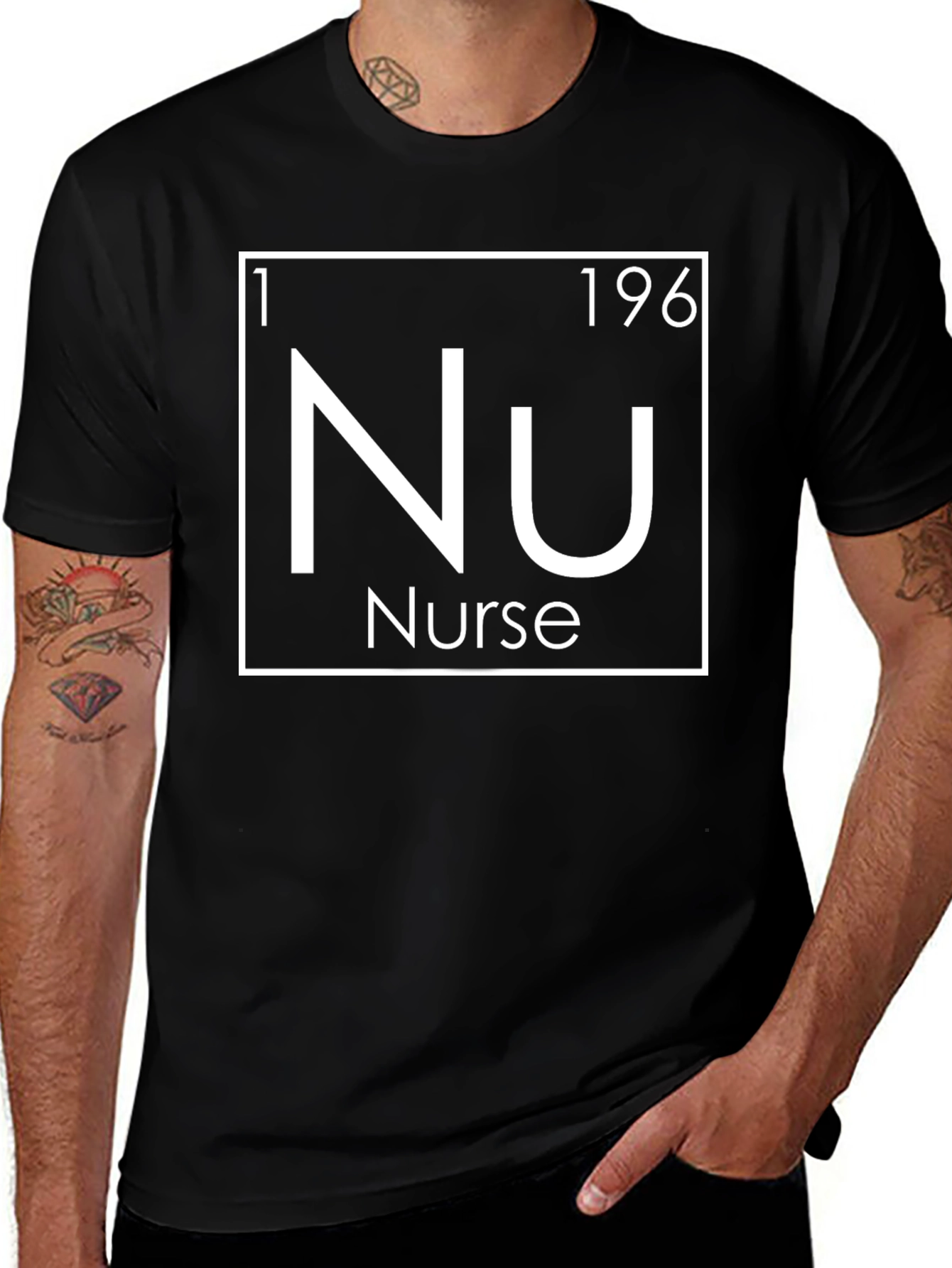 Nurse Element T-Shirt - Periodic Table Design