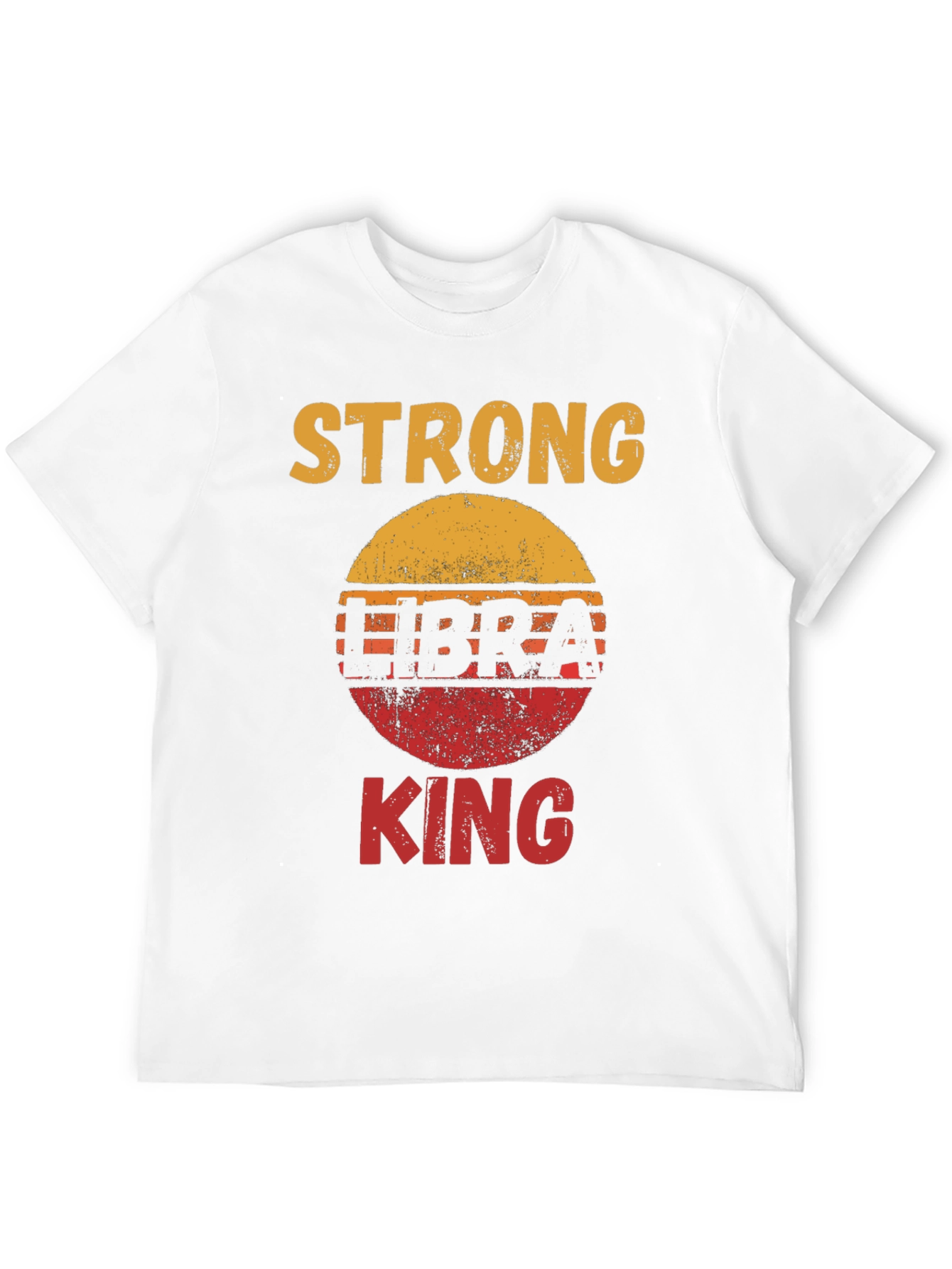 Strong Libra King Graphic Tee - Black