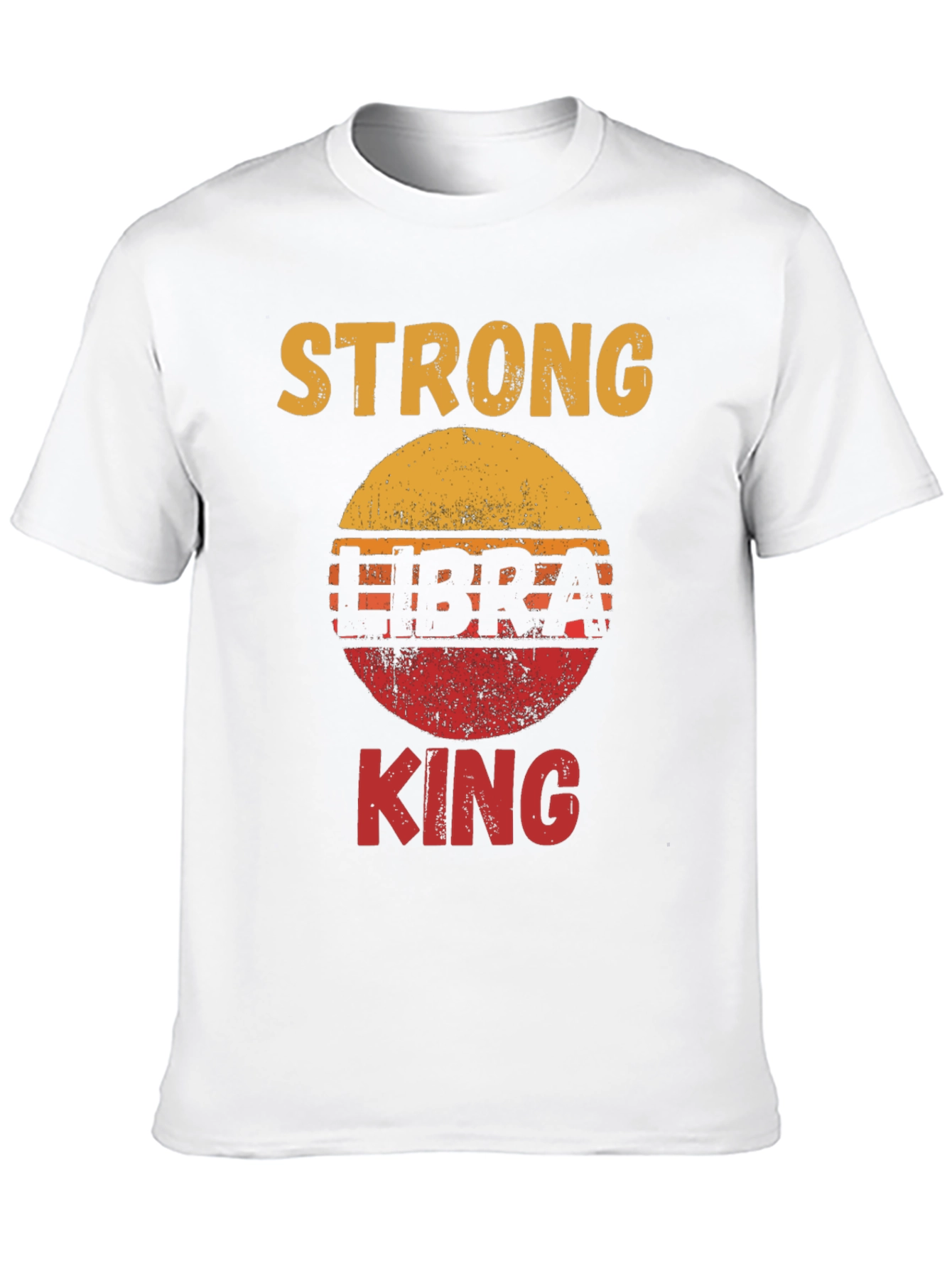 Strong Libra King Graphic Tee - Black