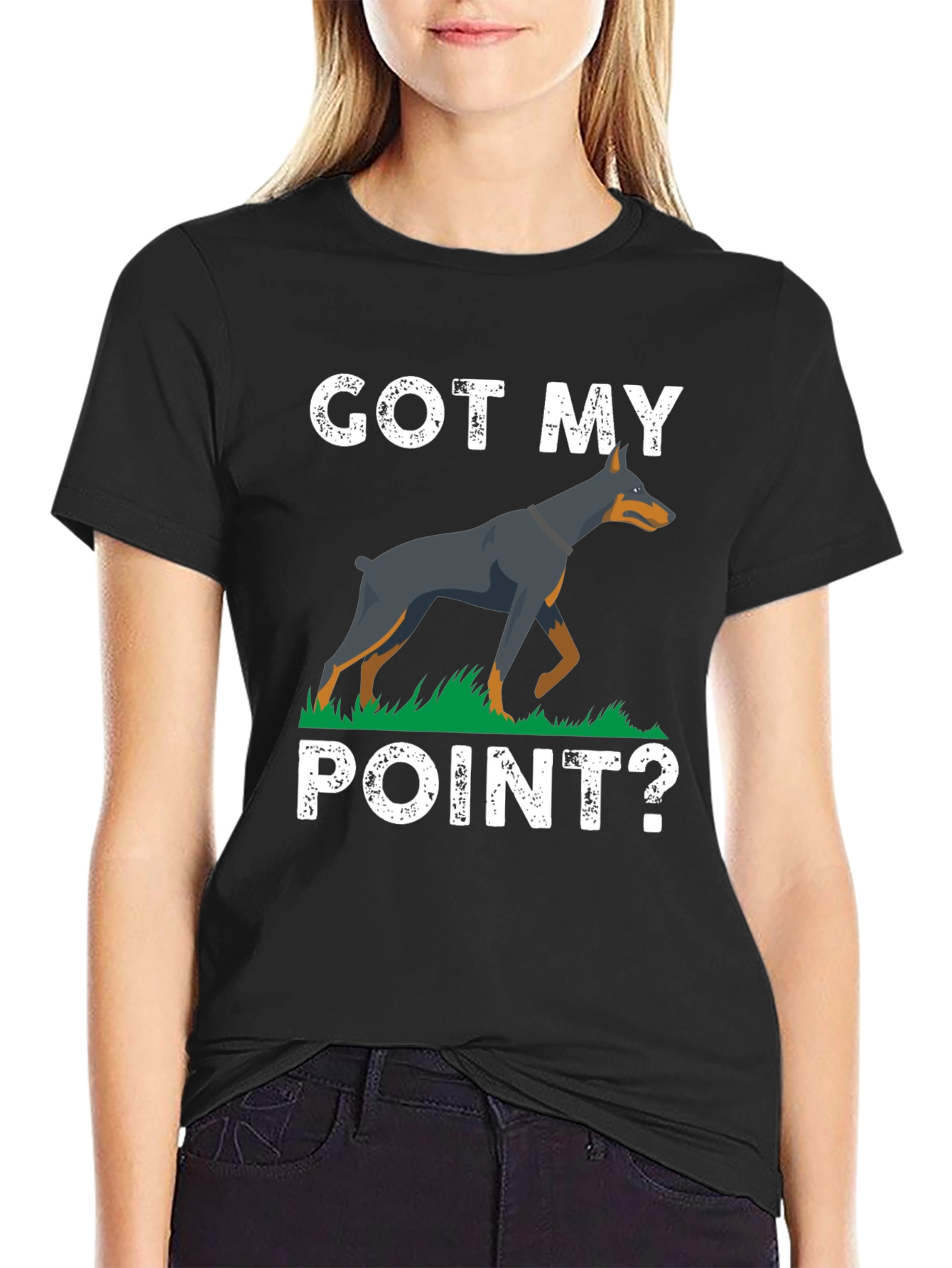 Got My Point? Doberman Graphic Tee