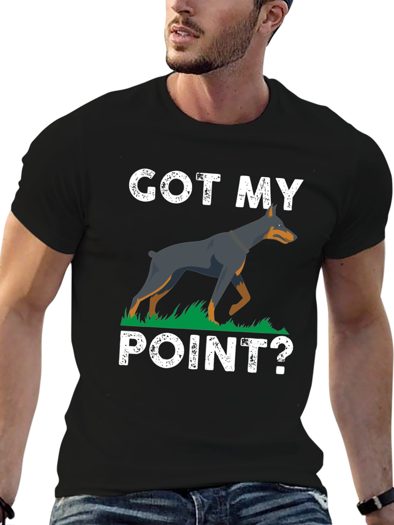 Got My Point? Doberman Graphic Tee