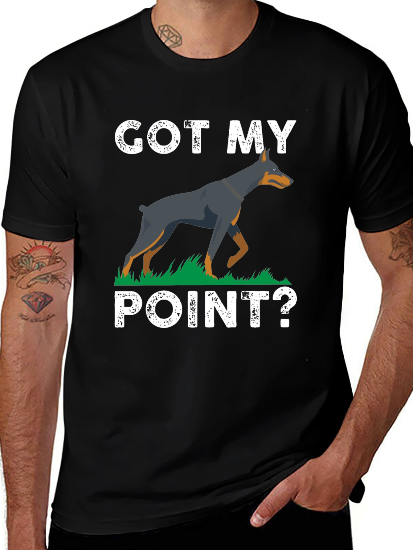 Got My Point? Doberman Graphic Tee