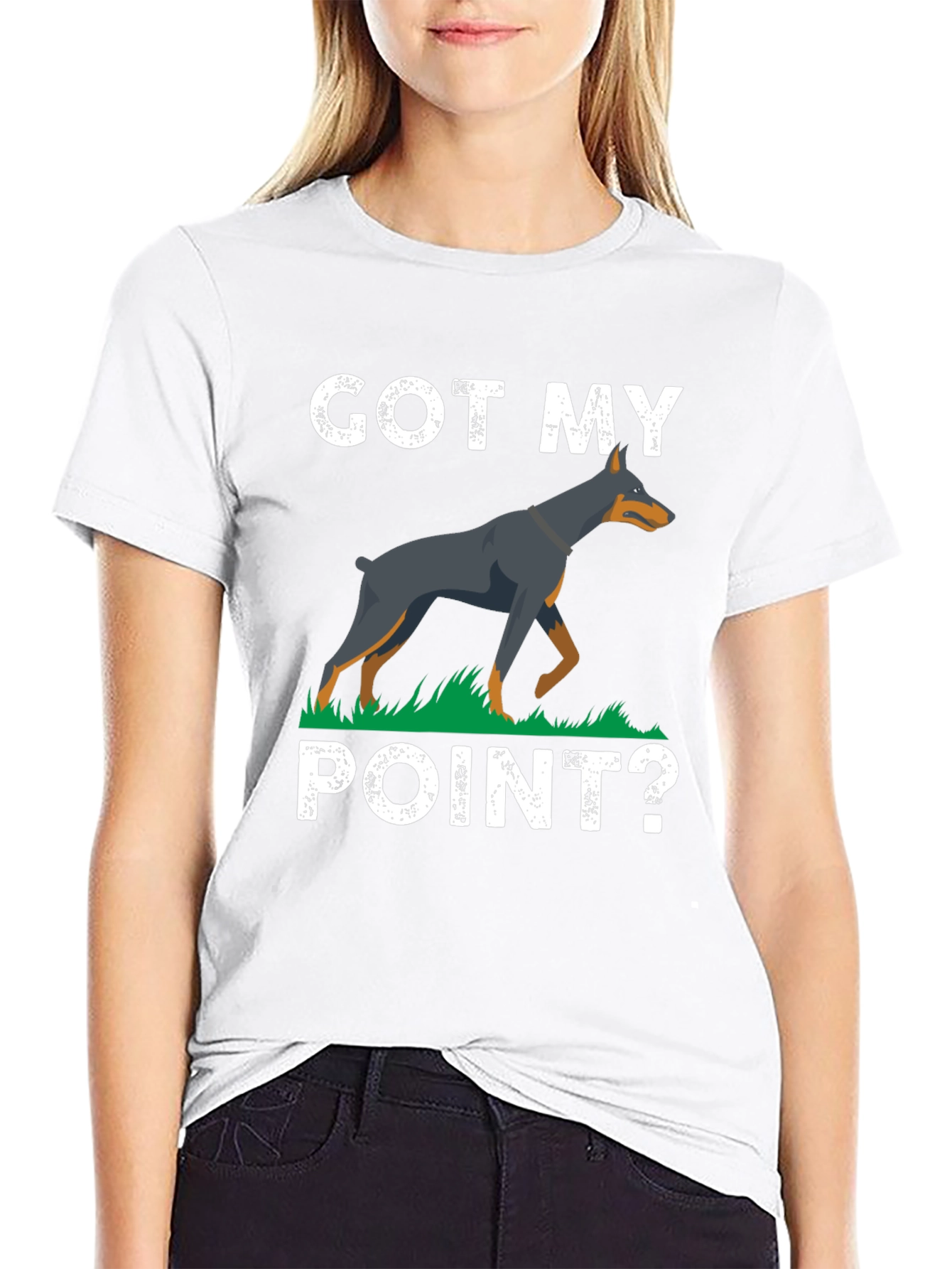 Got My Point? Doberman Graphic Tee