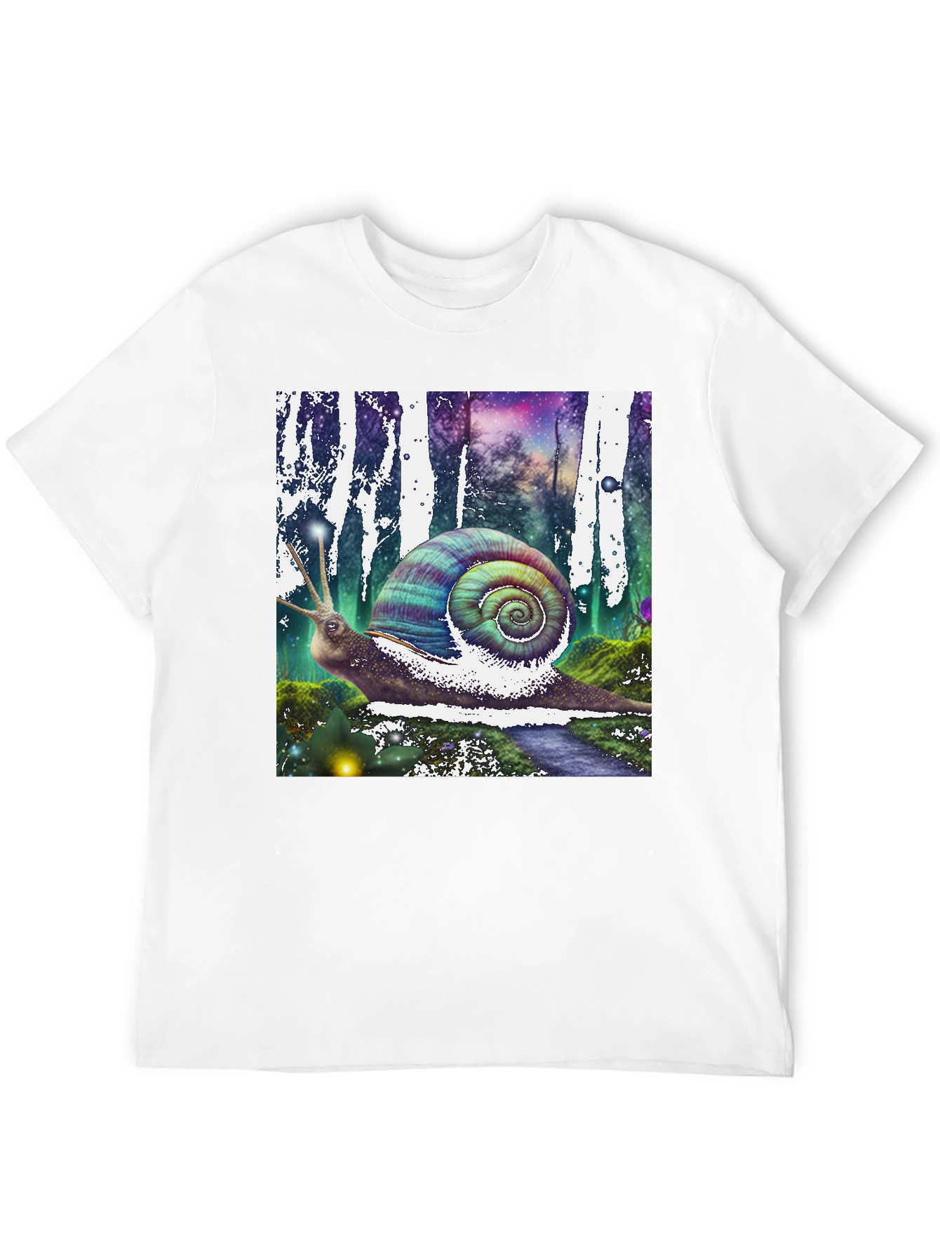 Fantasy Snail Graphic Tee - Unique Design