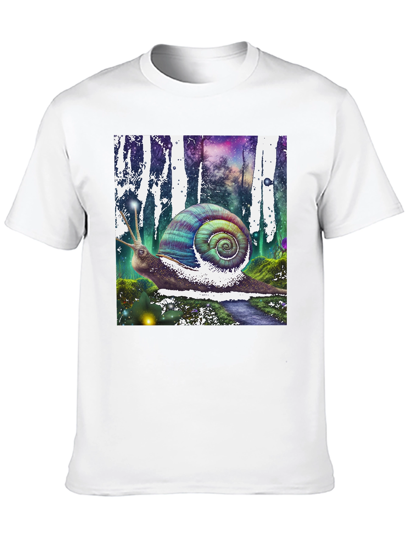 Fantasy Snail Graphic Tee - Unique Design