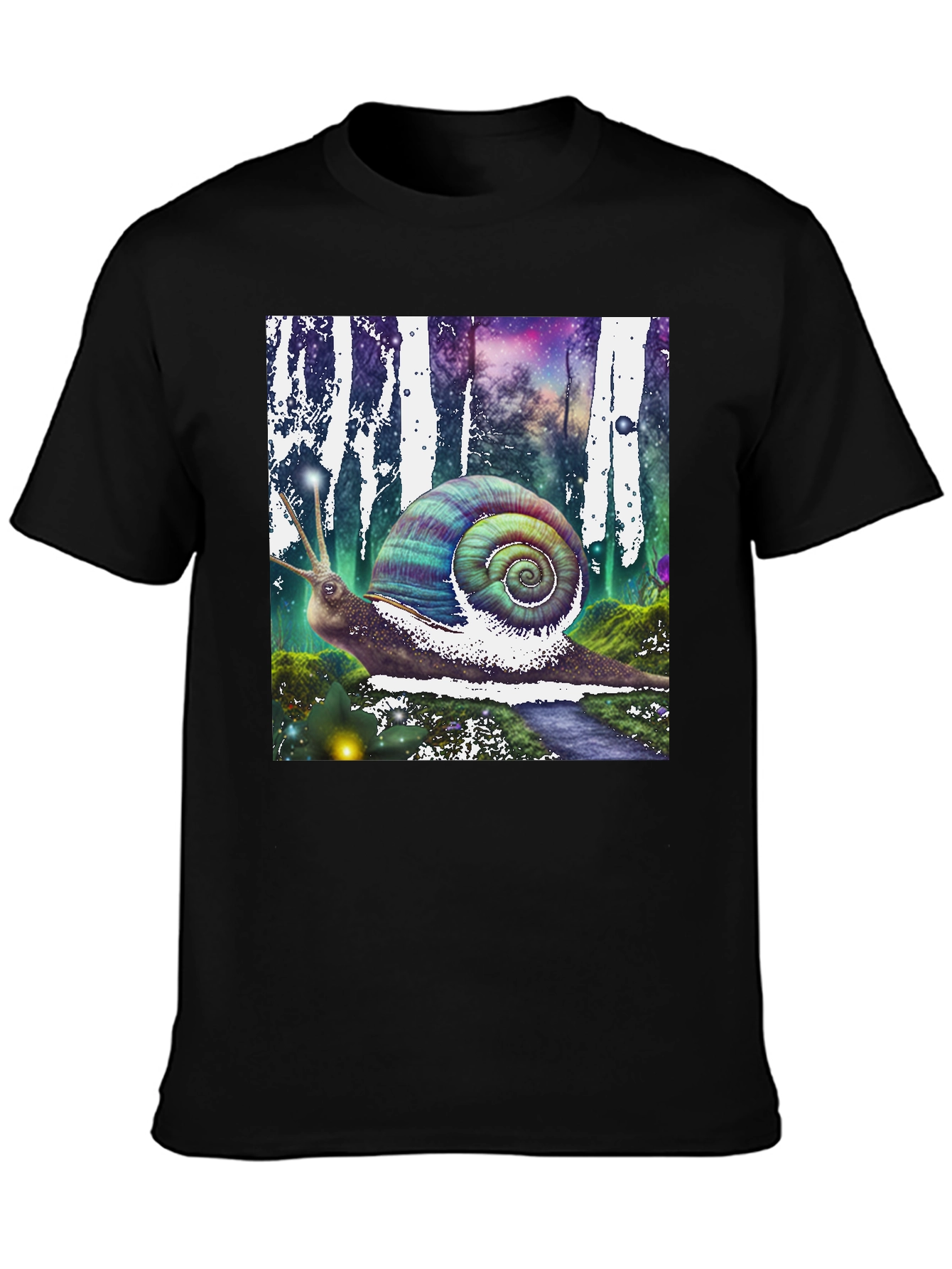 Fantasy Snail Graphic Tee - Unique Design
