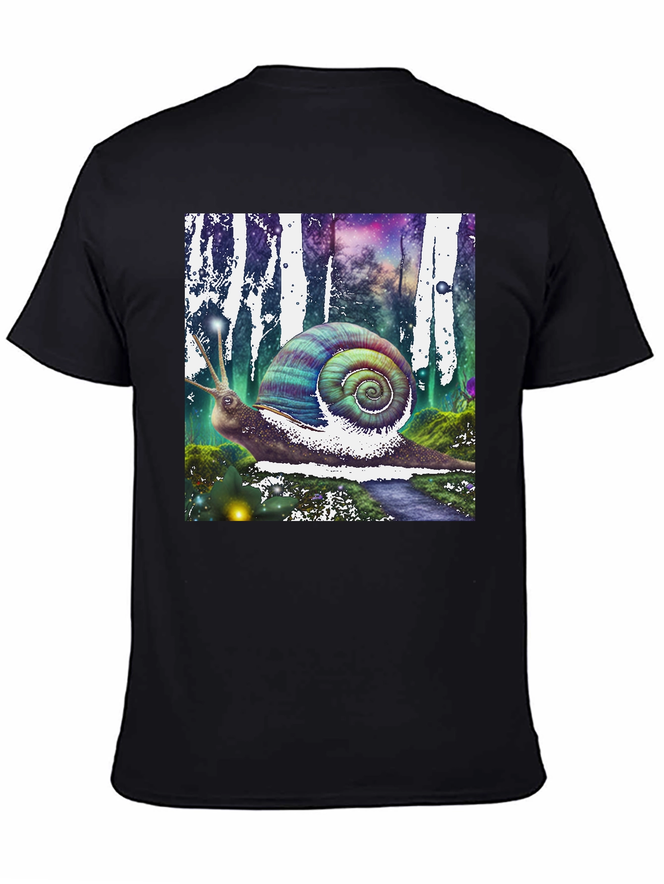 Fantasy Snail Graphic Tee - Unique Design