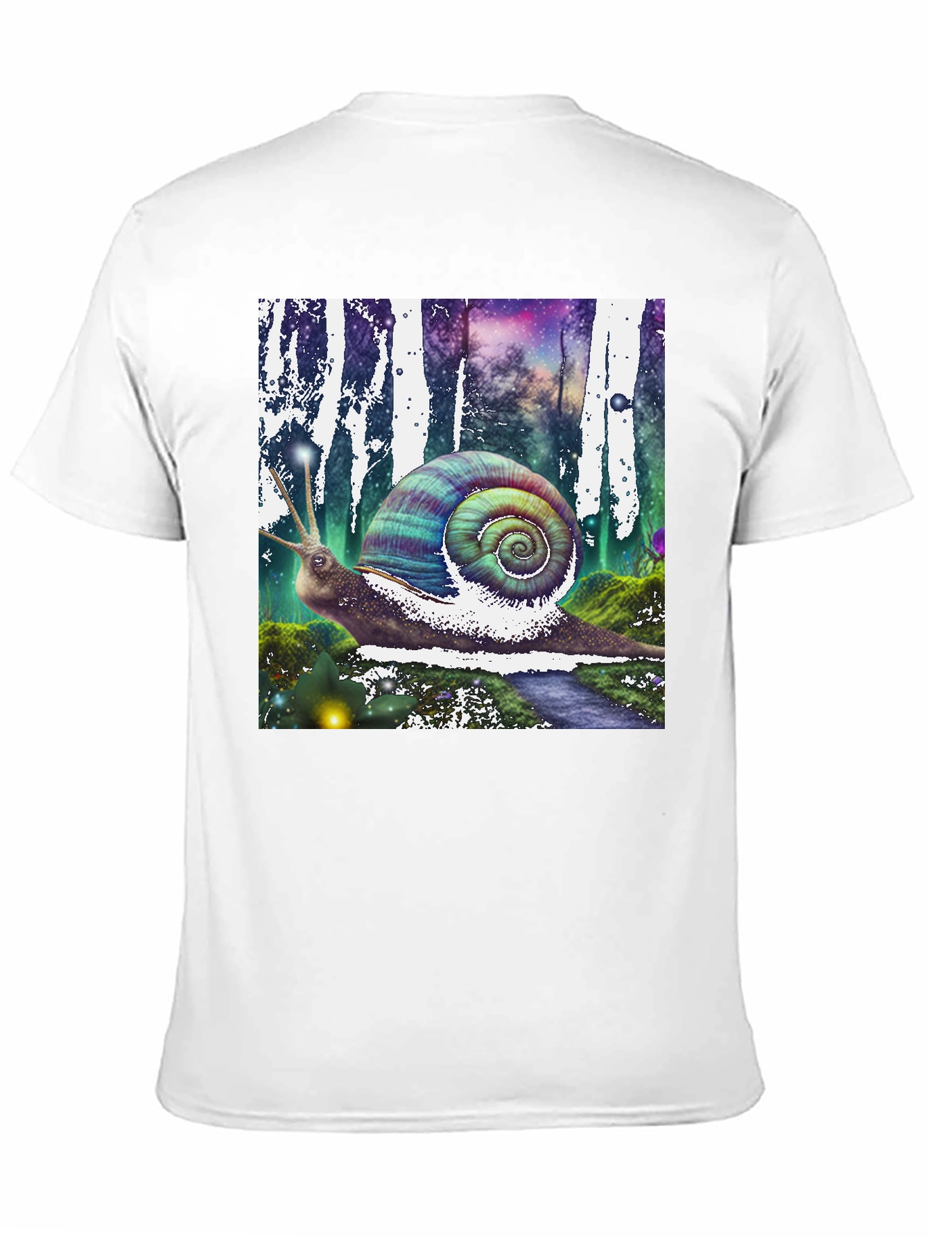 Fantasy Snail Graphic Tee - Unique Design