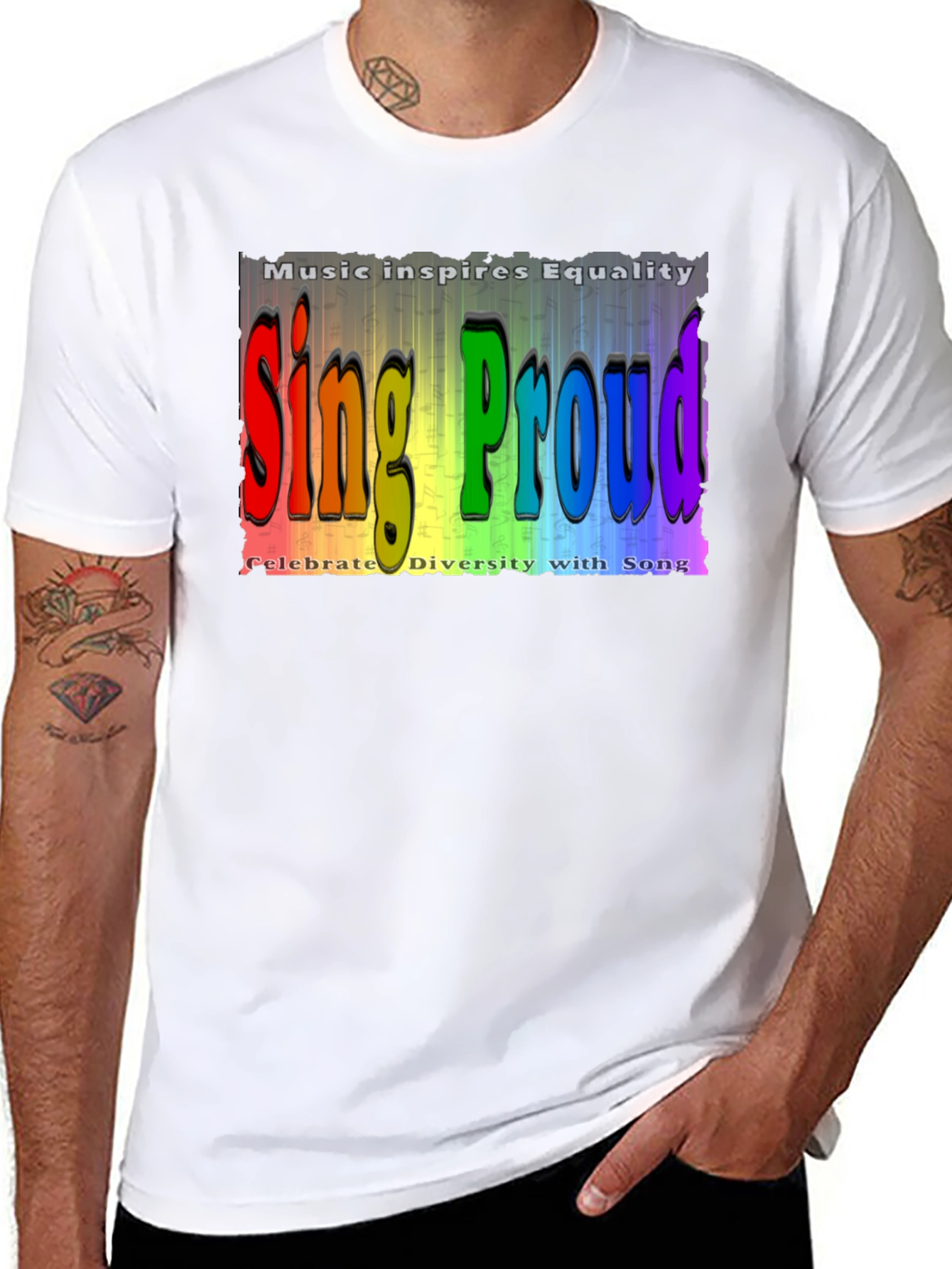 Sing Proud Equality Music T-Shirt
