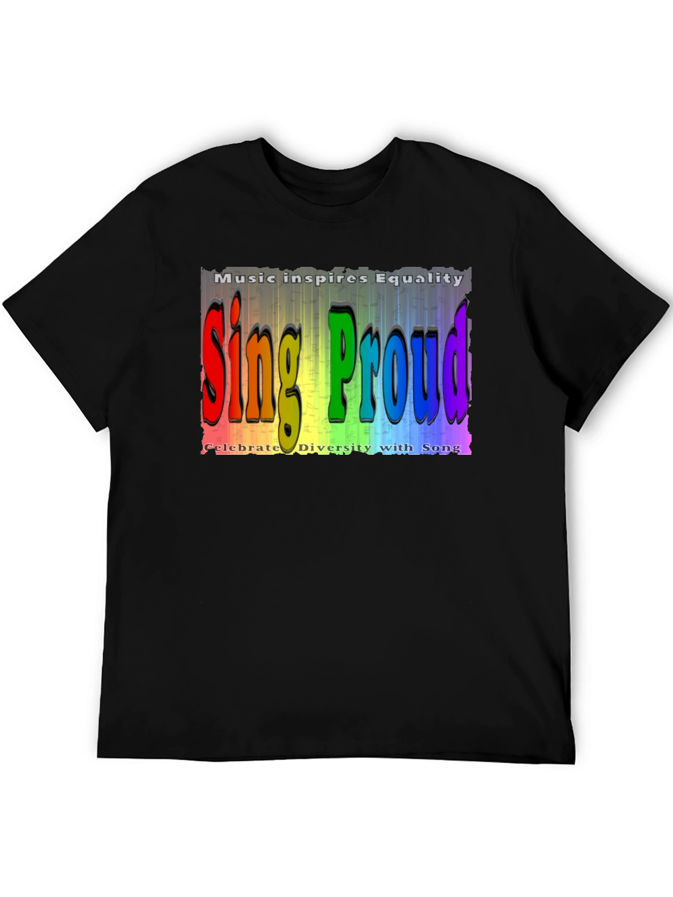 Sing Proud Equality Music T-Shirt