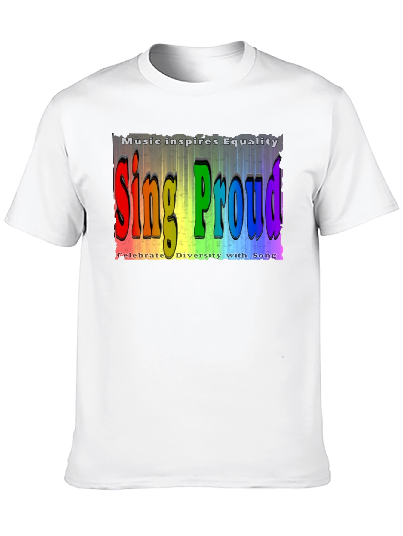Sing Proud Equality Music T-Shirt