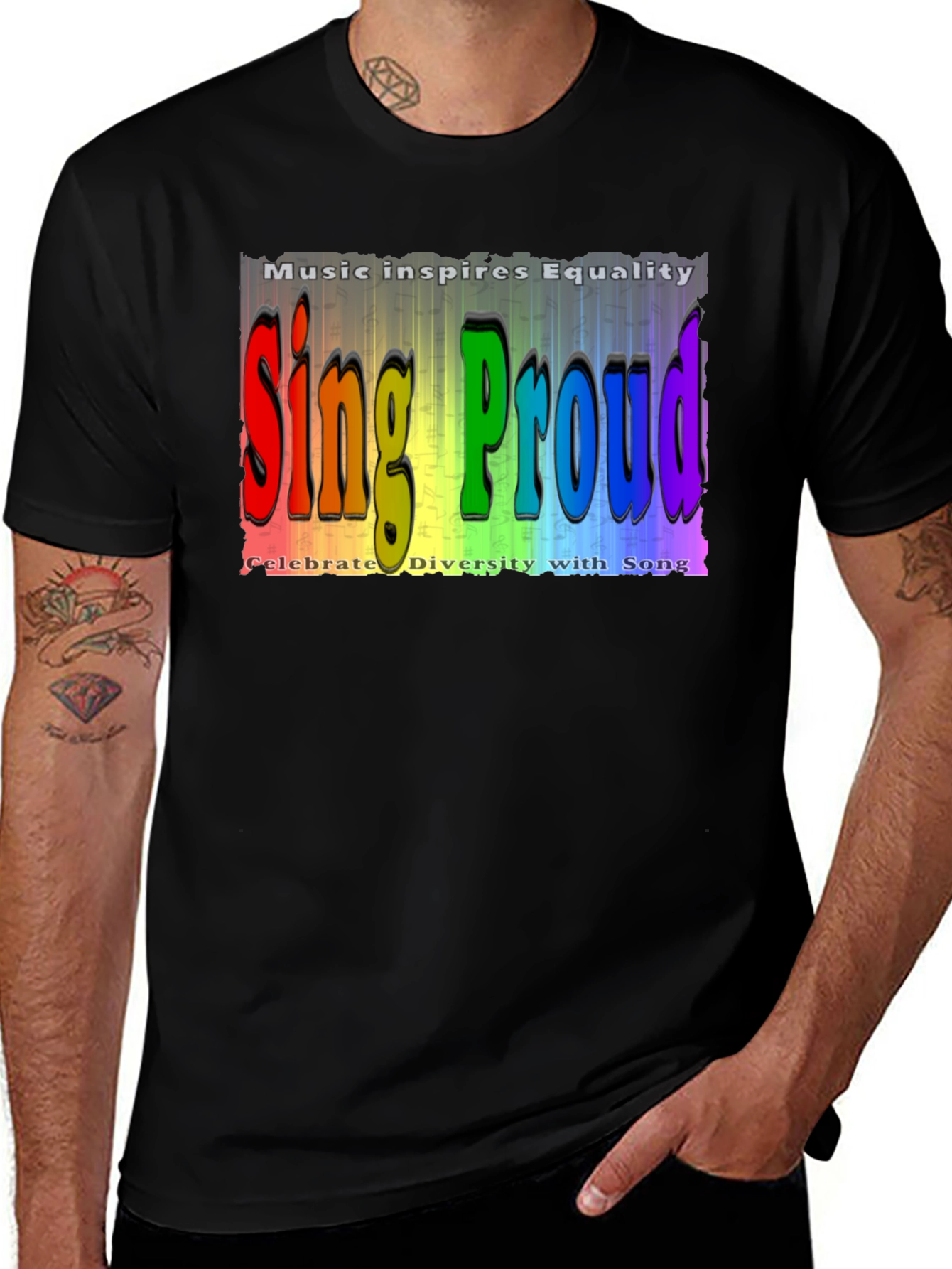 Sing Proud Equality Music T-Shirt