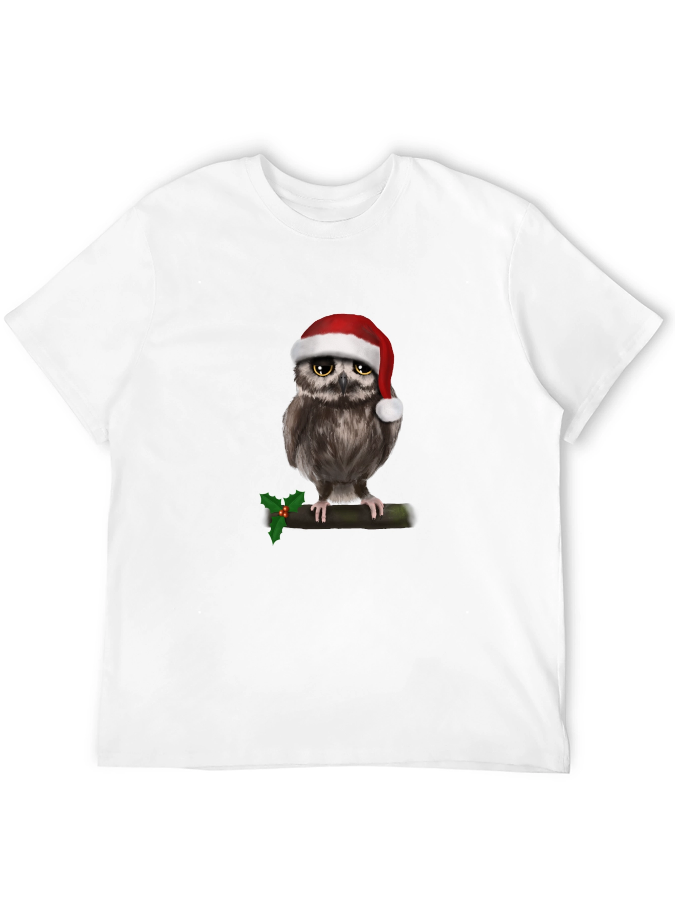 Festive Owl Christmas T-Shirt
