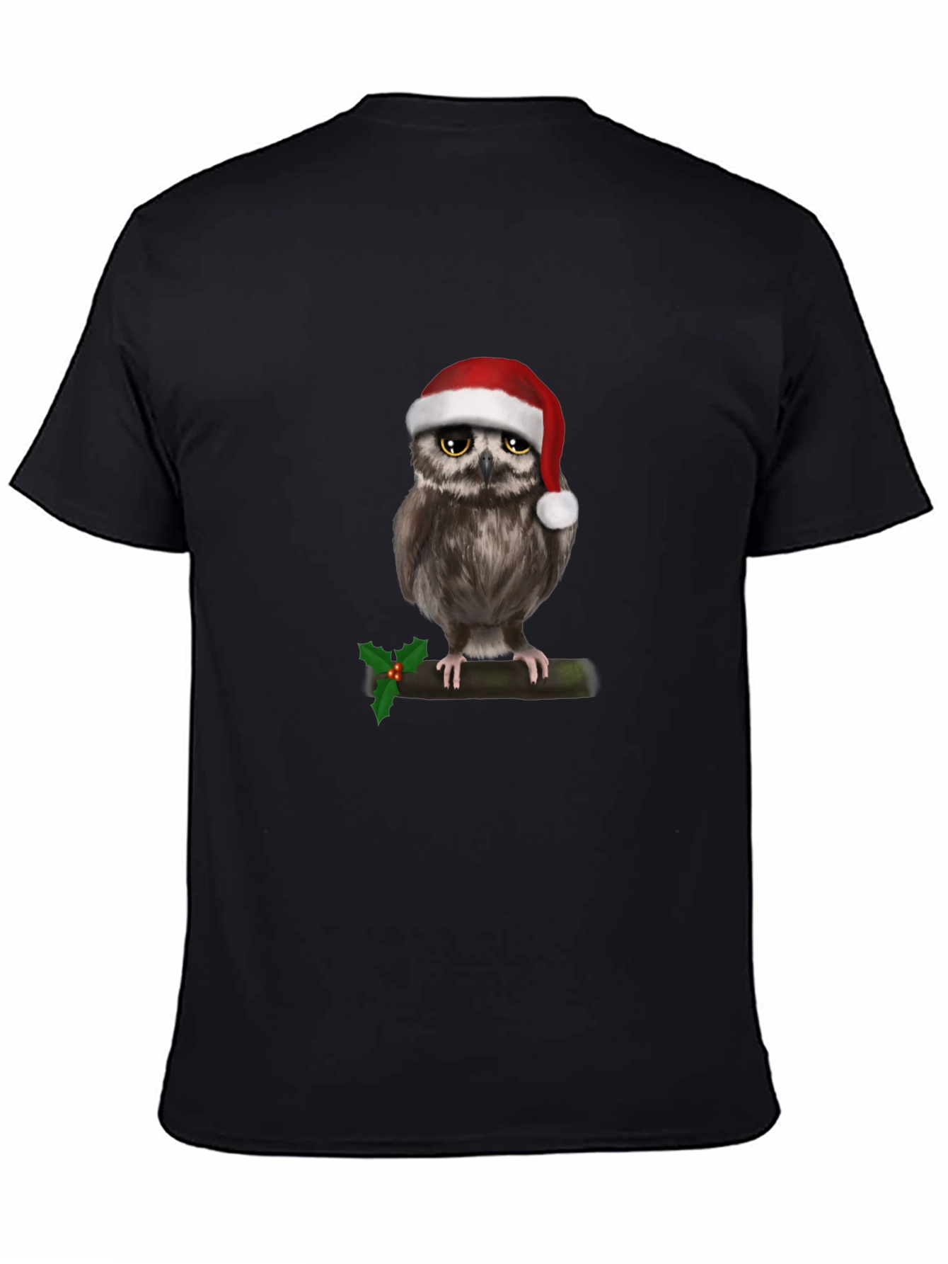 Festive Owl Christmas T-Shirt