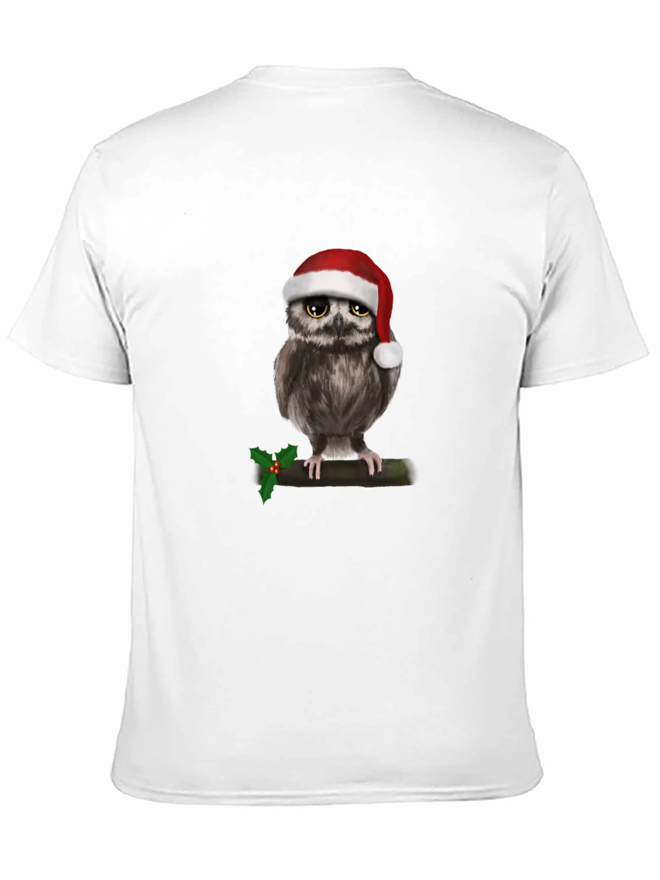 Festive Owl Christmas T-Shirt