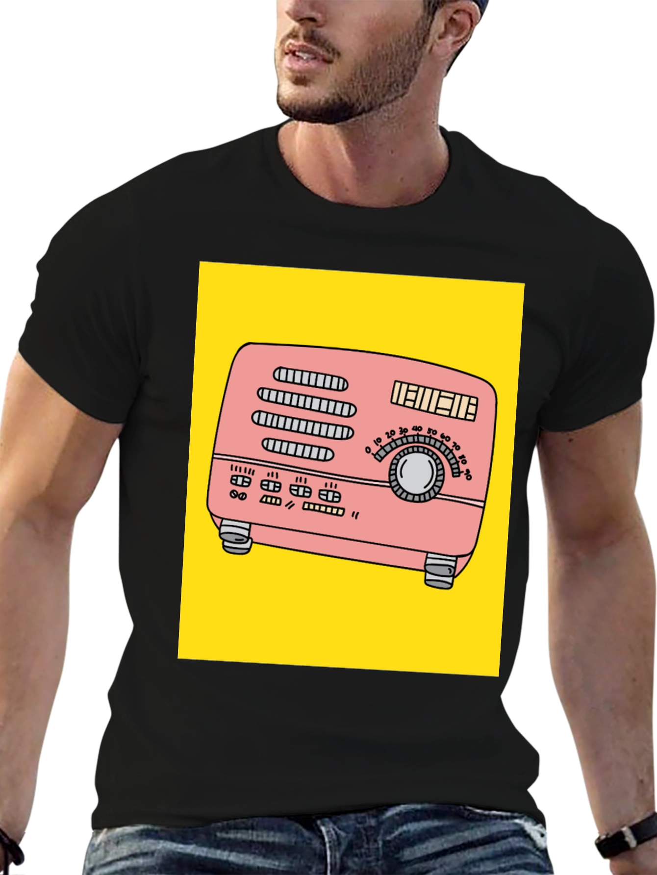 Retro Radio Graphic T-Shirt